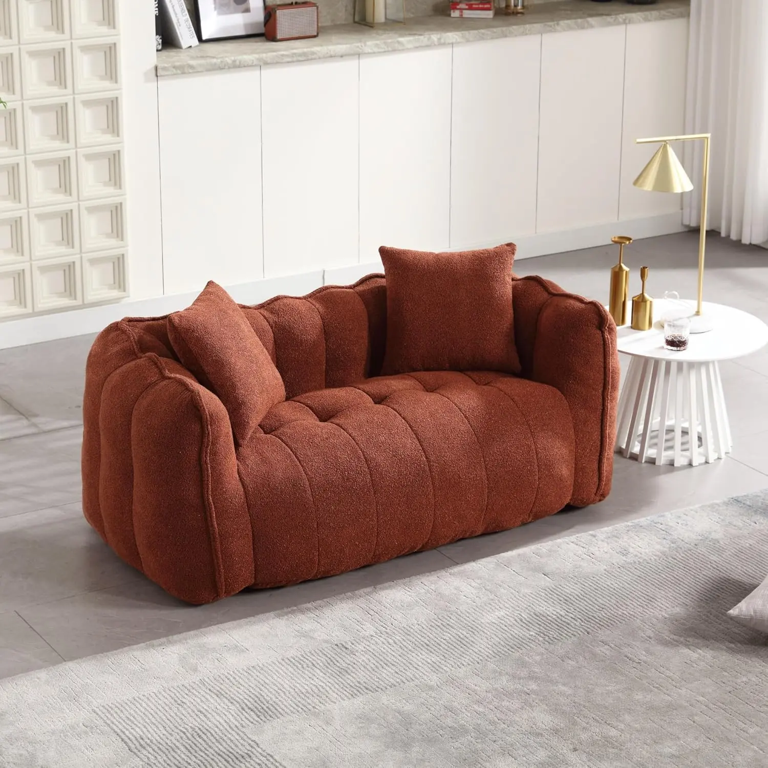 Ella Bean Bag Loveseat Sofa Couch - Image 7