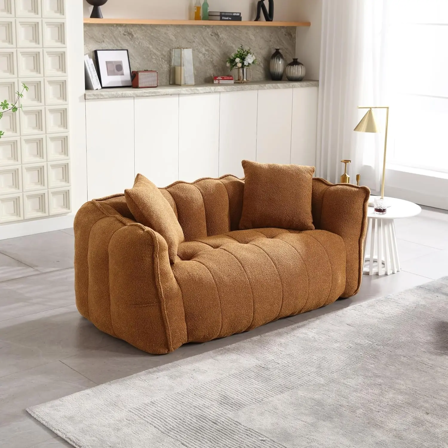 Ella Bean Bag Loveseat Sofa Couch - Image 8