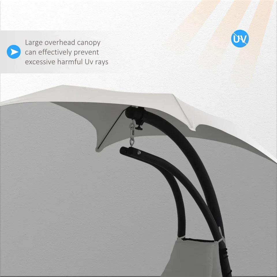Elliot Hanging Outdoor Lounge Chair - Image 4