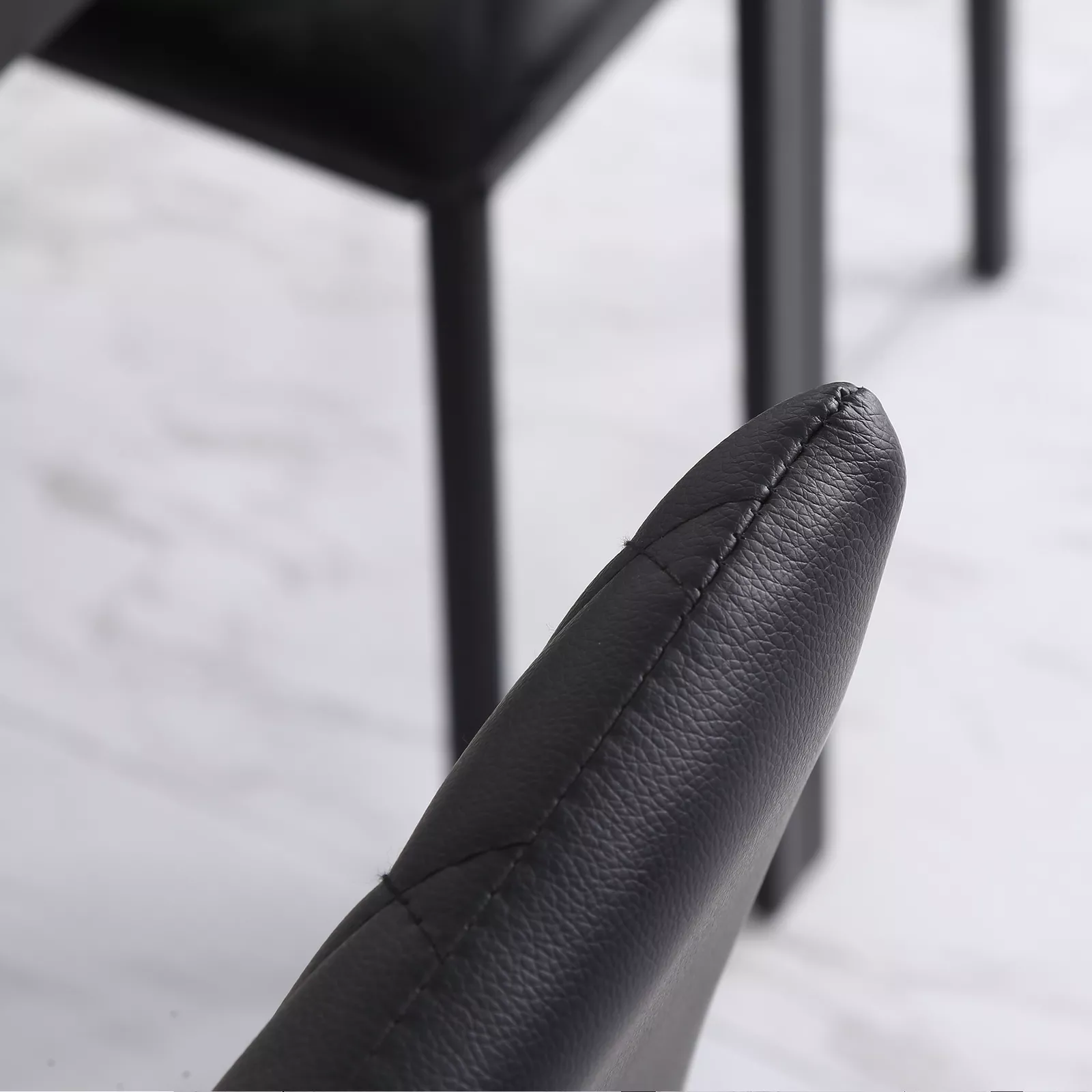 Emil Leather Dining Room Chair (Set of 4) - Image 6