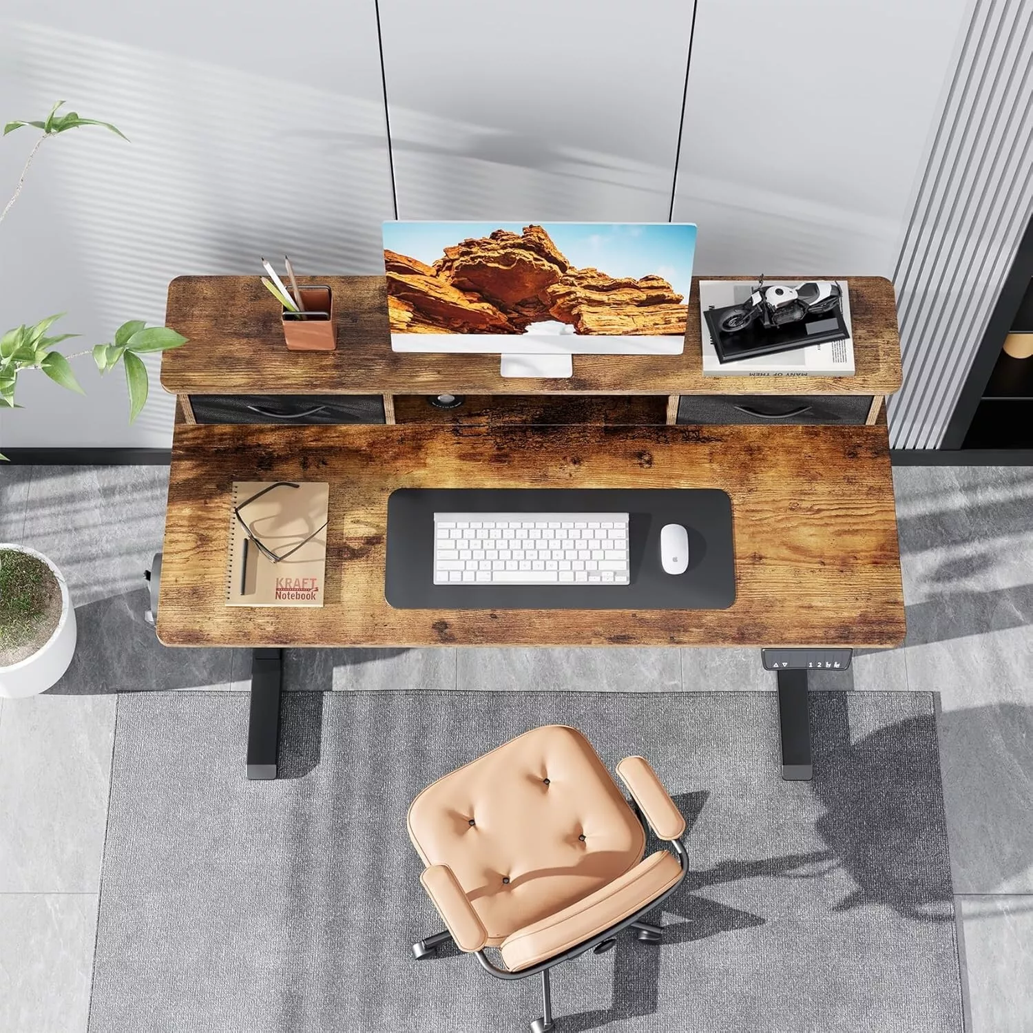 Evans Height Adjustable Standing Desk - Image 2
