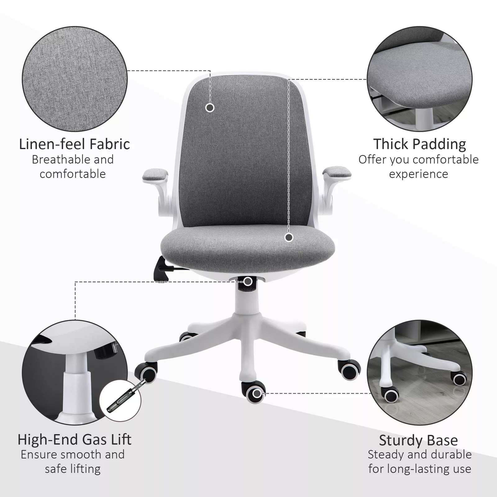 Faith Office Ergonomic Desk Chair - Image 7