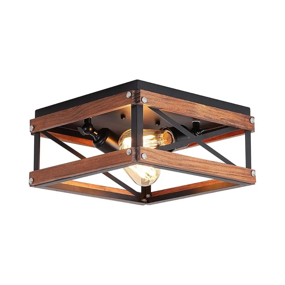 Farmhouse Flush Mount Ceiling Light - Image 3