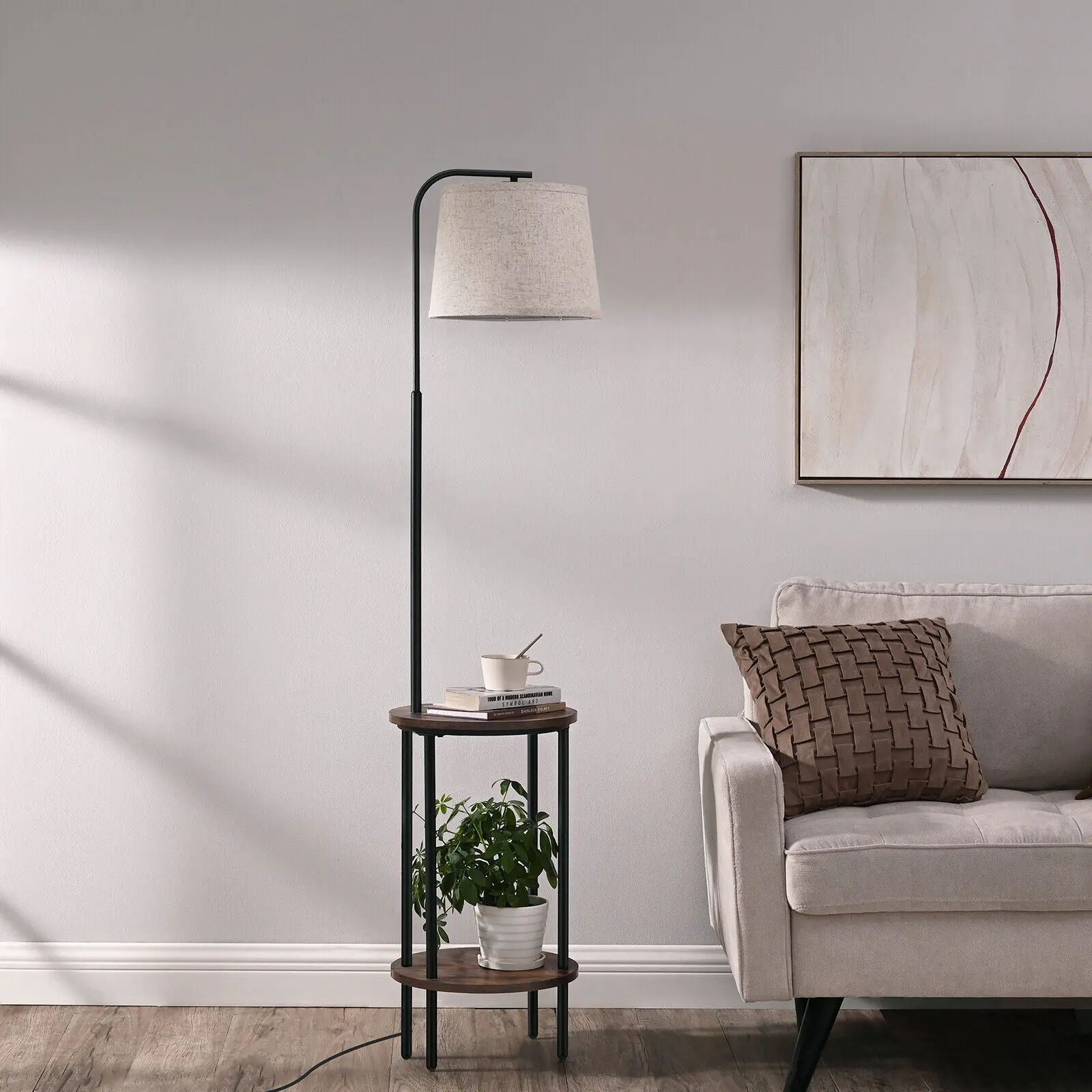 Farmhouse Living Room Floor Lamp - Image 5