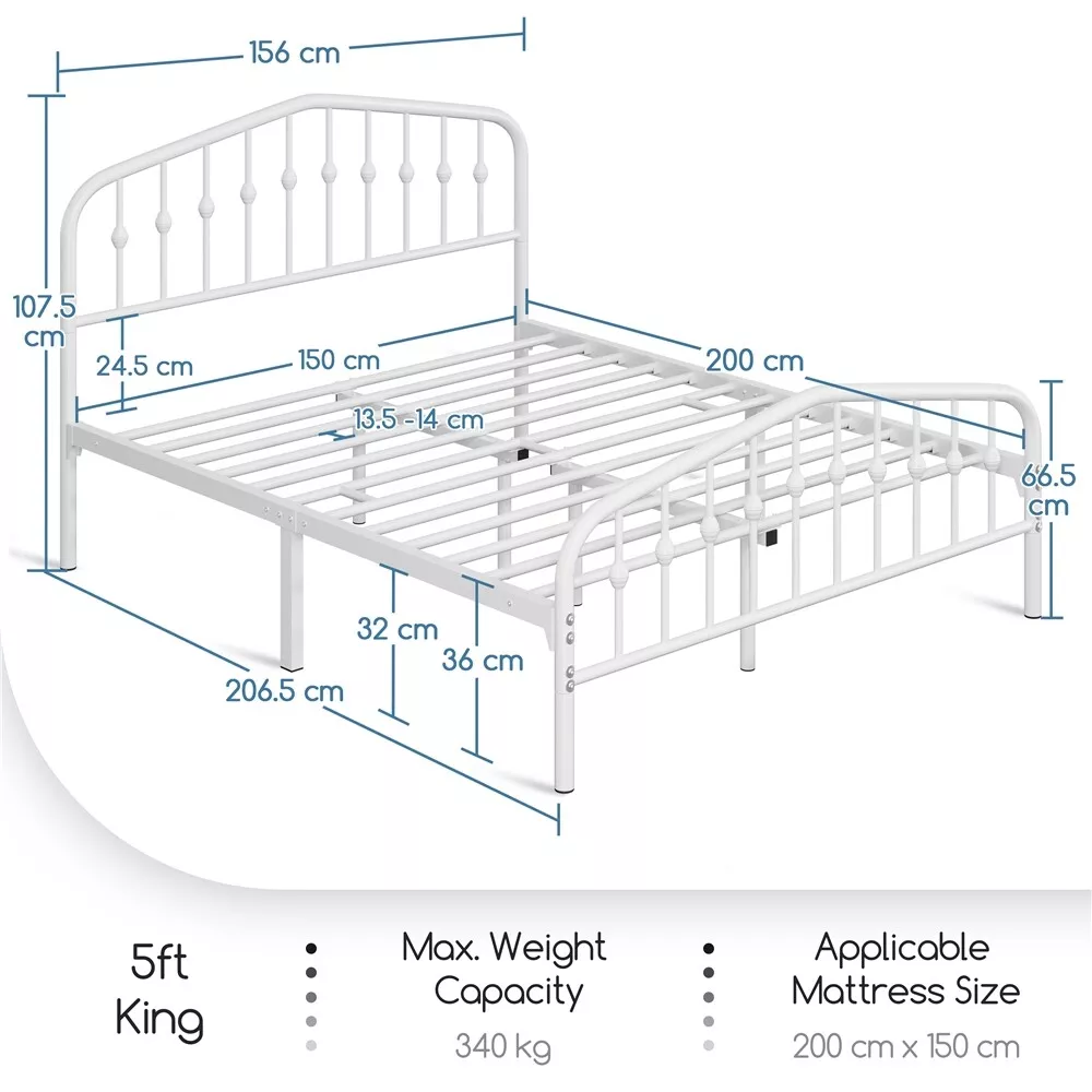 Fay Metal Bed Frame - Image 8