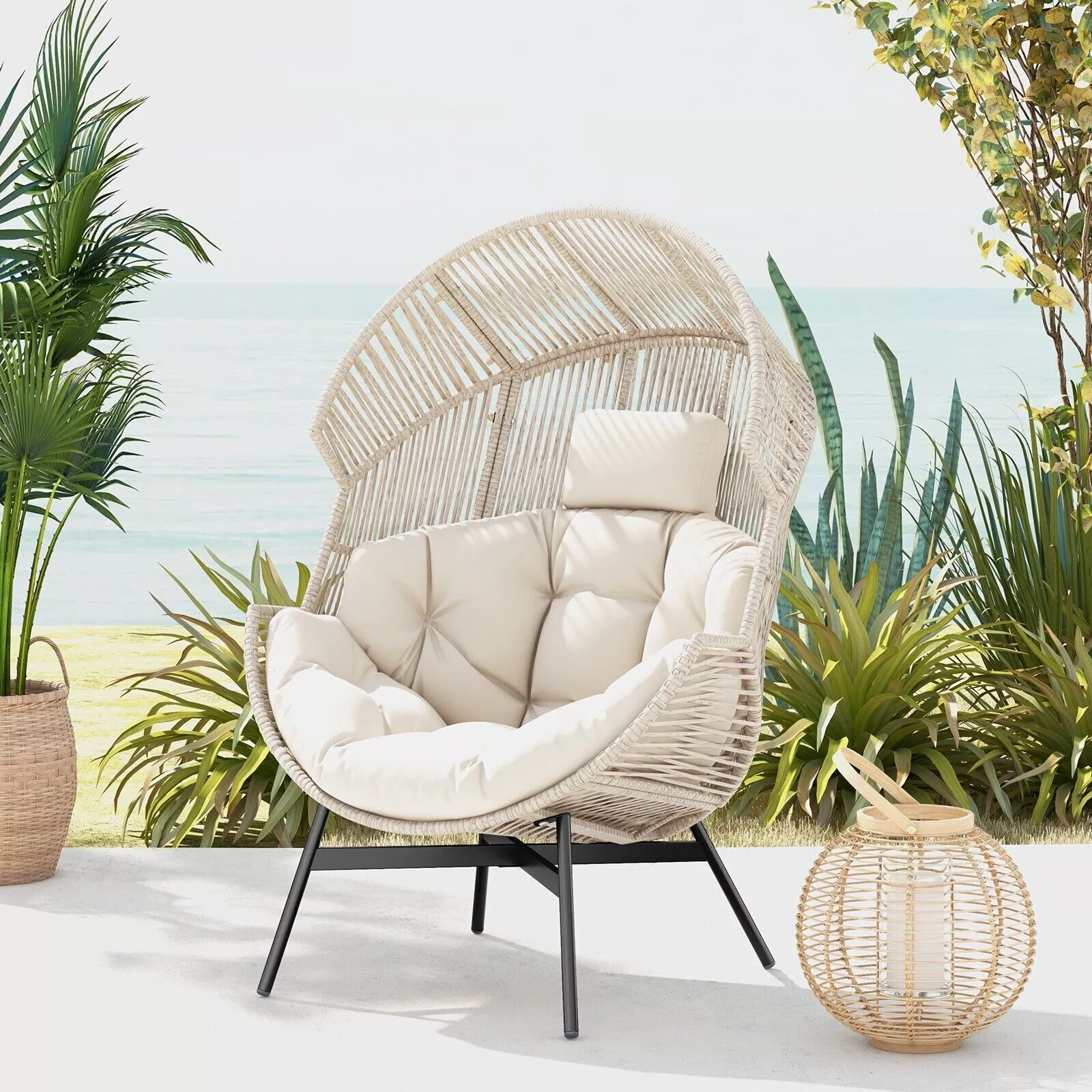 Ffion Oversized Outdoor Garden Egg Chair