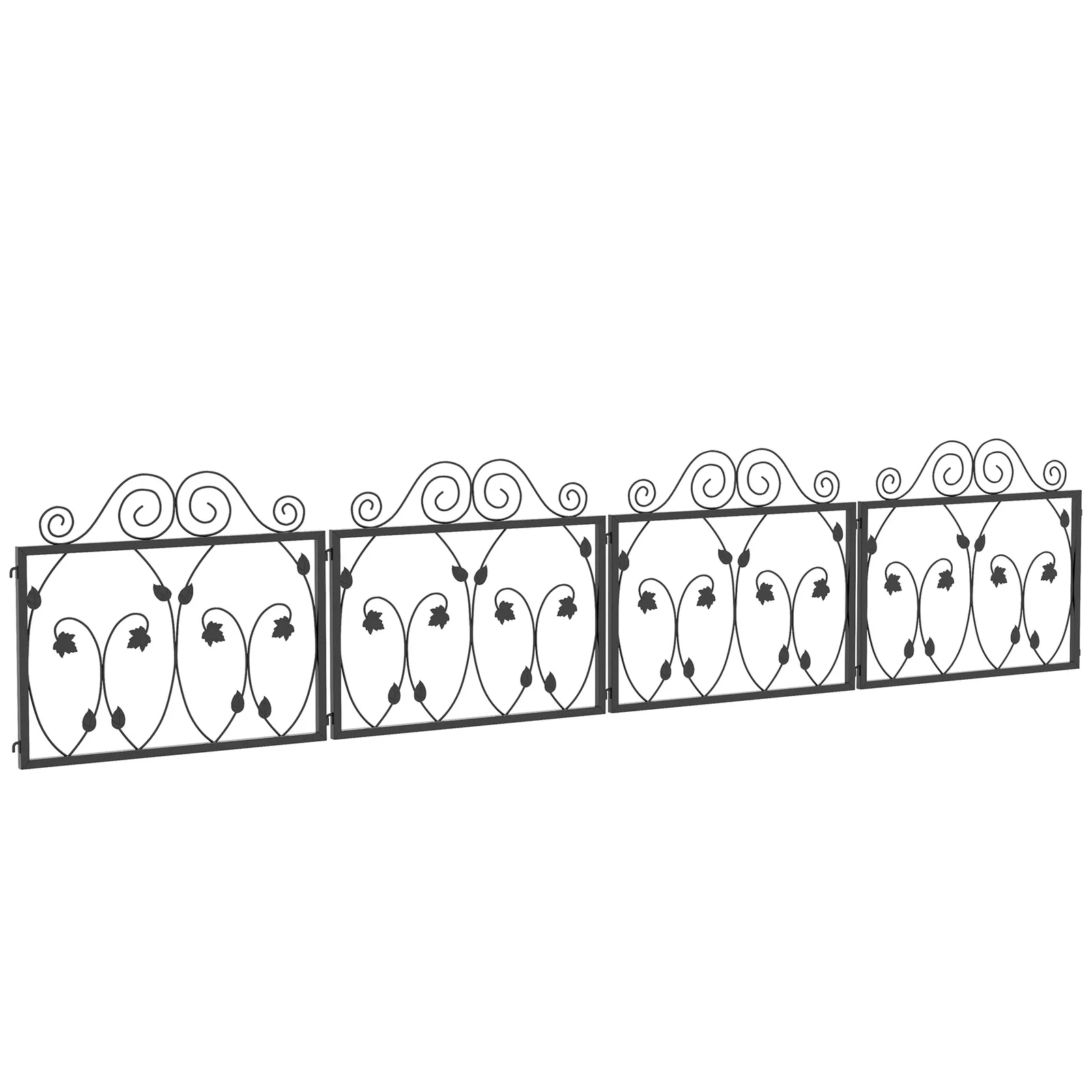 Flower Decorative Garden Fence (Set of 4) - Image 2