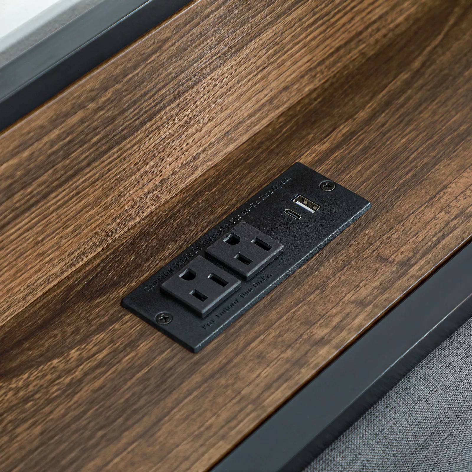 Full Metal Bed Frame With Charging Station - Image 7