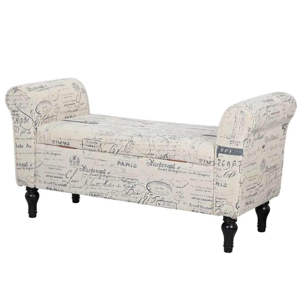 Glover Bedroom Storage Ottoman Bench - Image 2