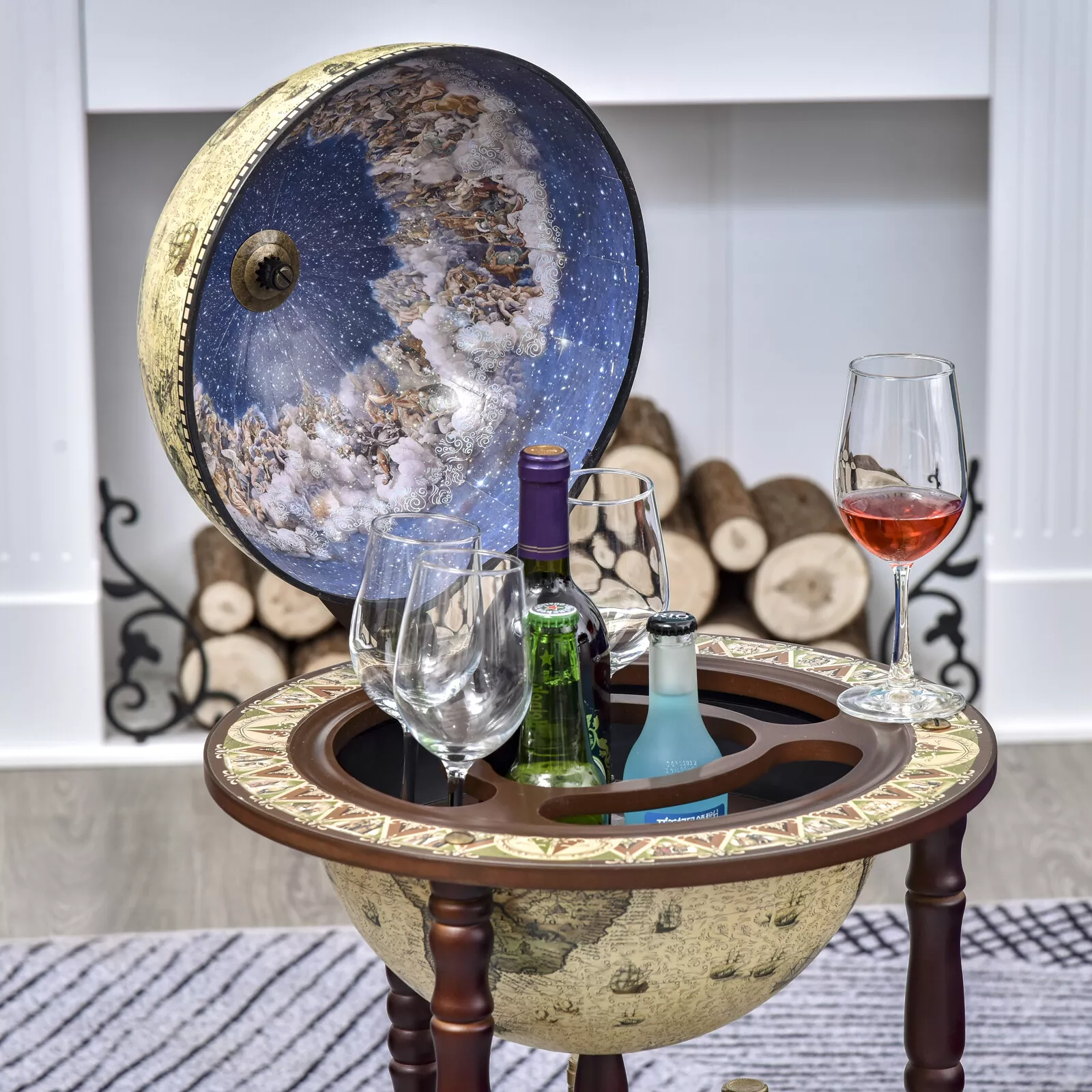 Gomez Globe Drinks Cabinet - Image 3