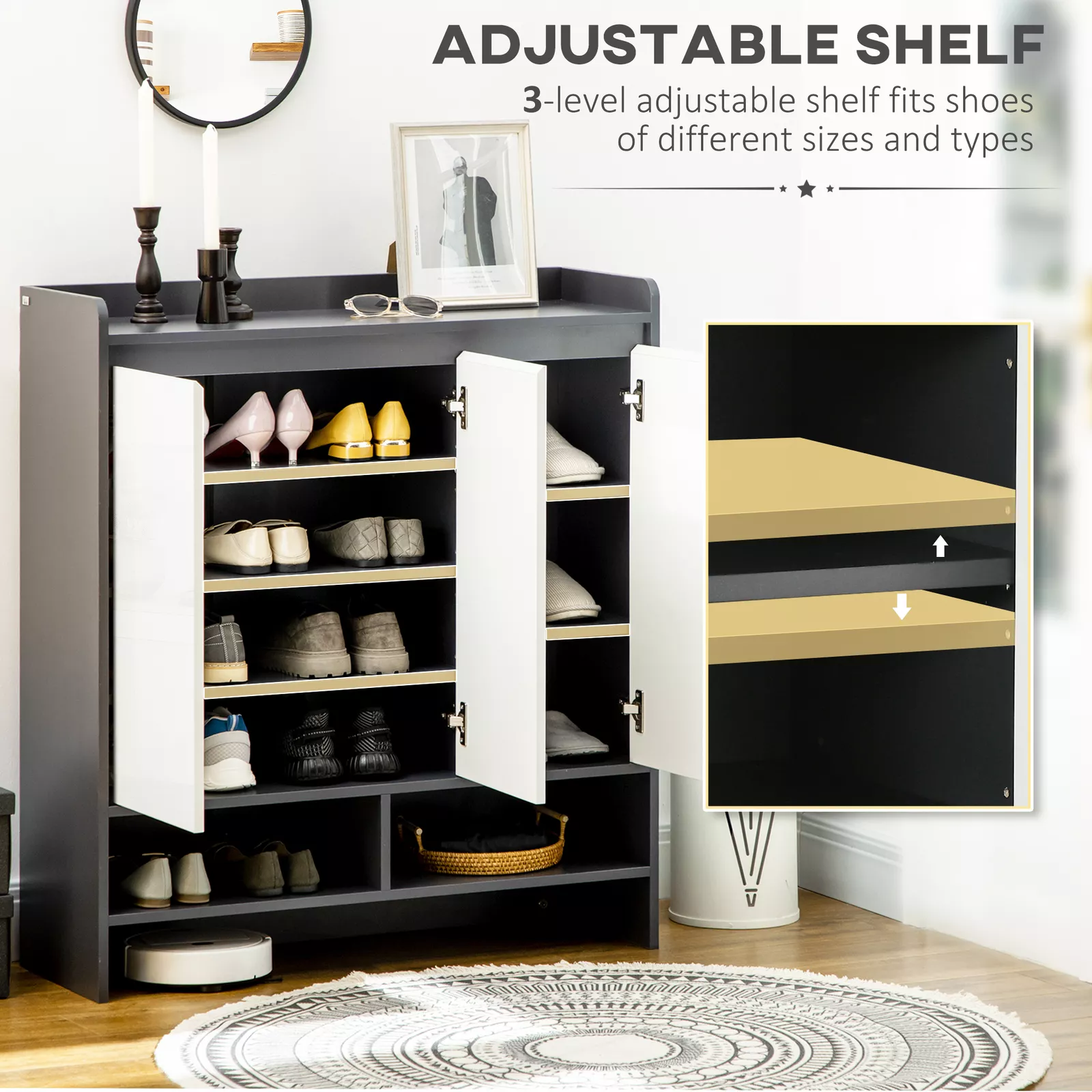 Gordon Shoe Storage Cabinet - Image 4