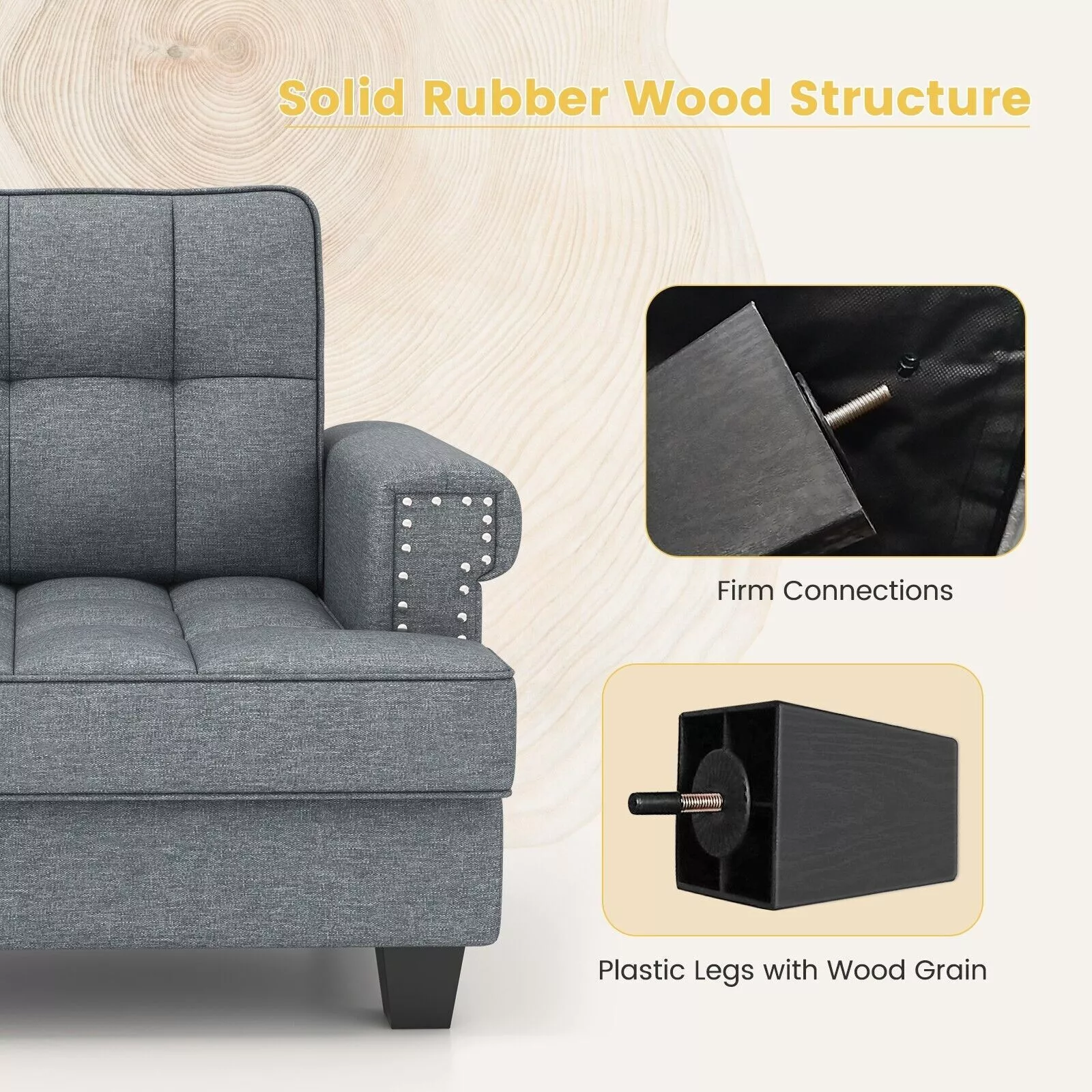 Haley Oversized Accent Armchair - Image 5