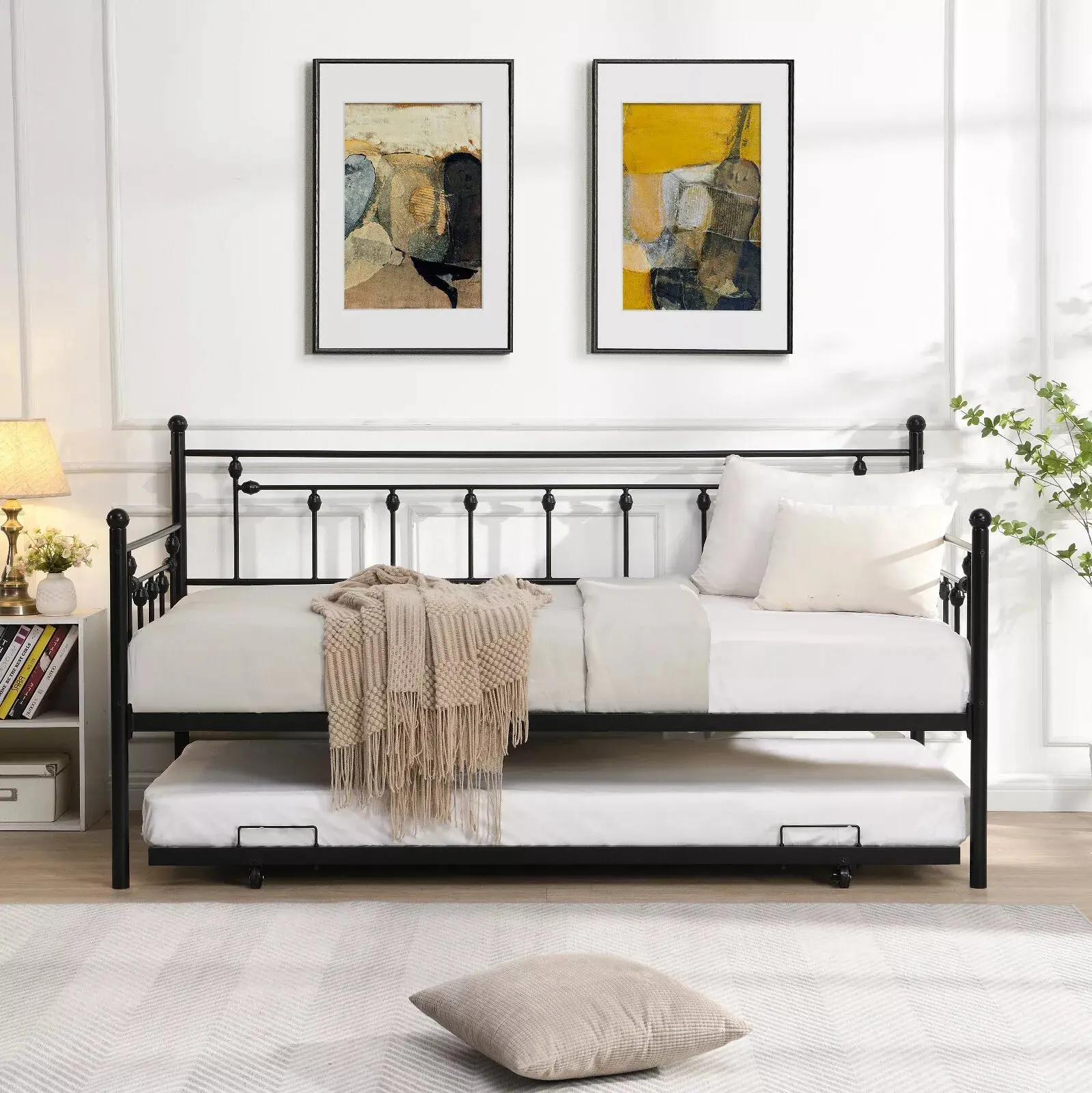 Harris Twin Metal Trundle Daybed - Image 2