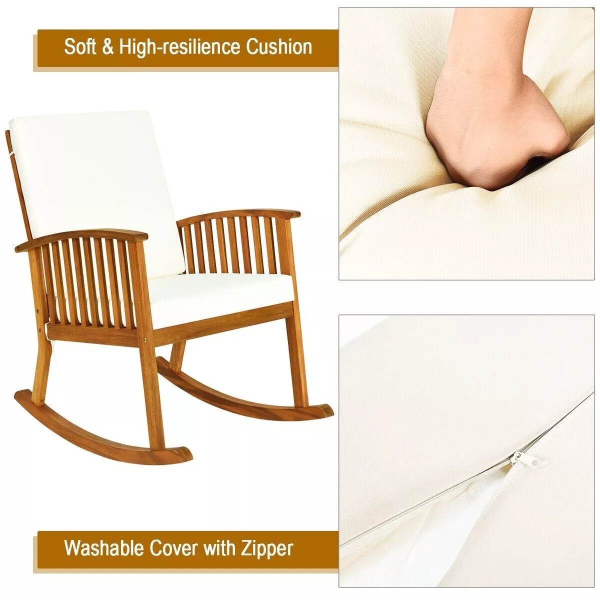 Hayden Garden Rocking Chair - Image 5