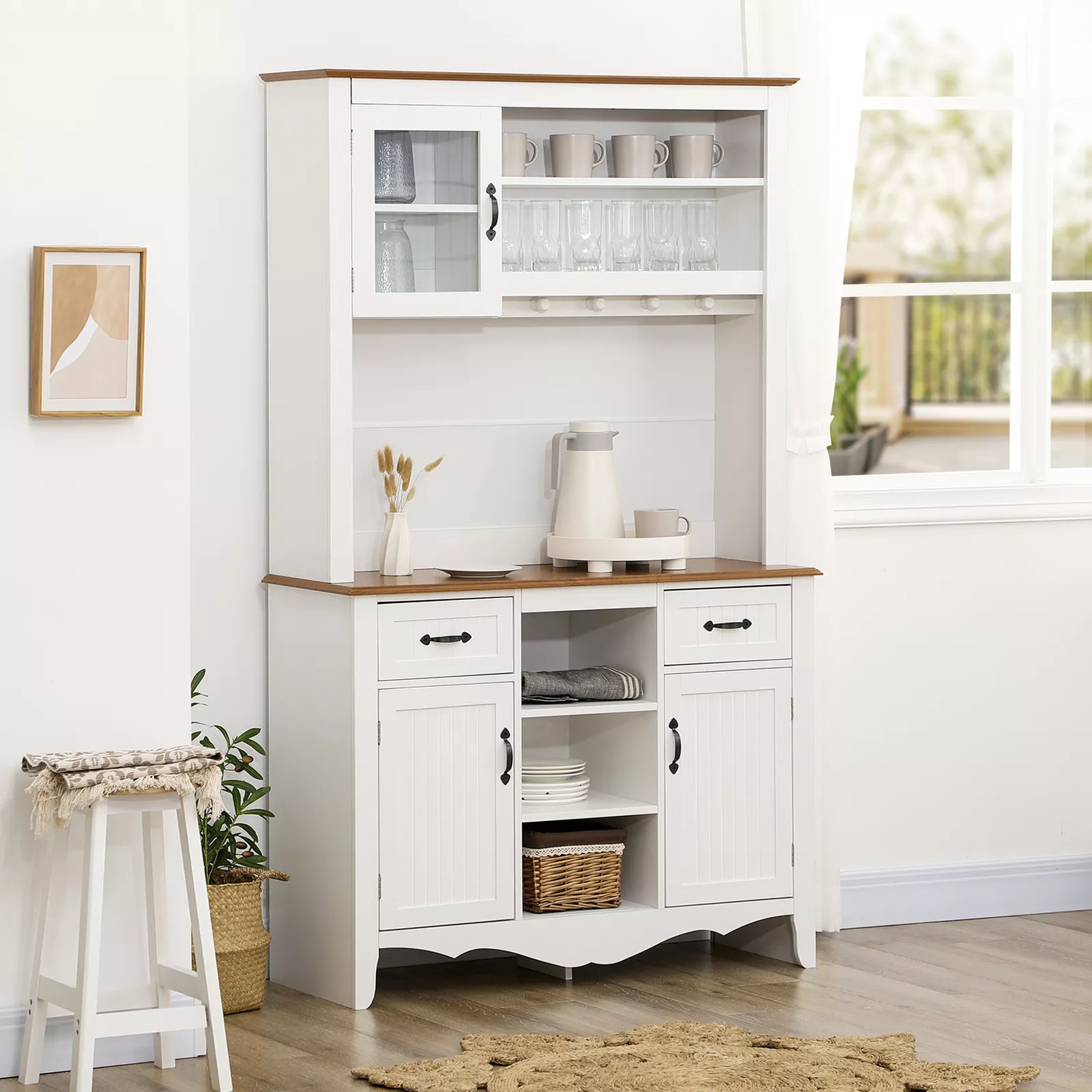 Heath Hutch Sideboard Buffet Cabinet