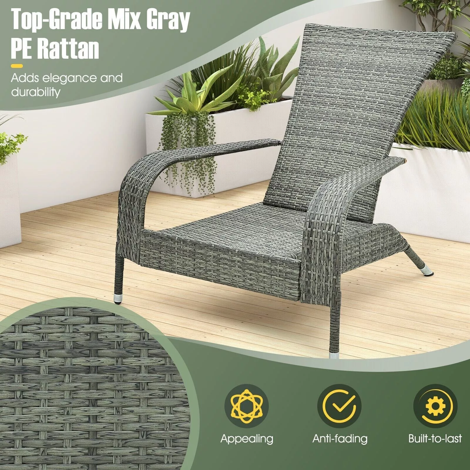 Hodge Adirondack Chair Set - Image 3