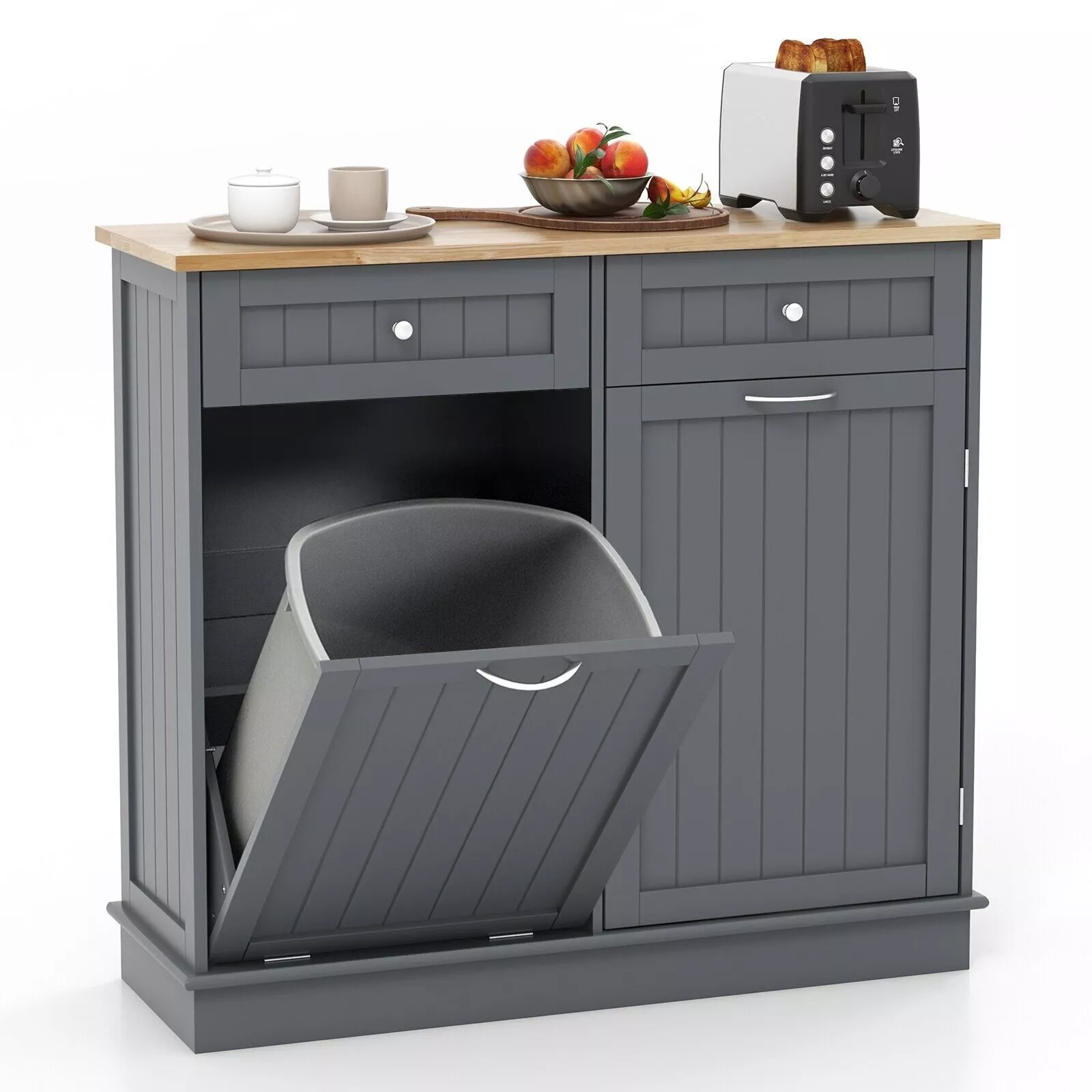Howe Kitchen Trash Cabinet Cupboard - Image 2