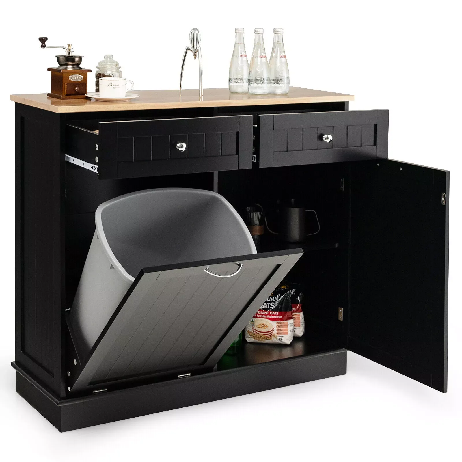 Howe Kitchen Trash Cabinet Cupboard - Image 7