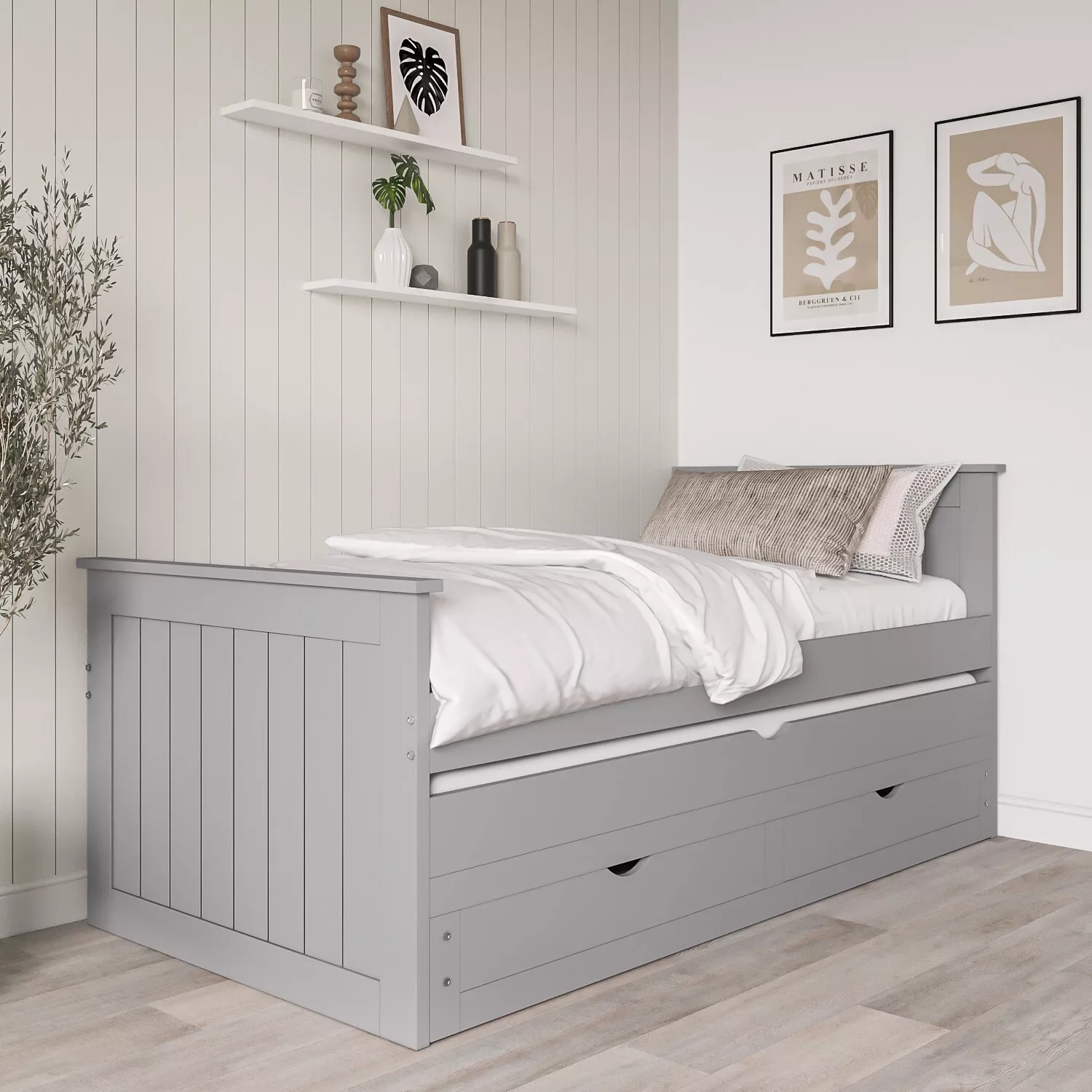 Ian Single Trundle Bed With Pull Out - Image 3