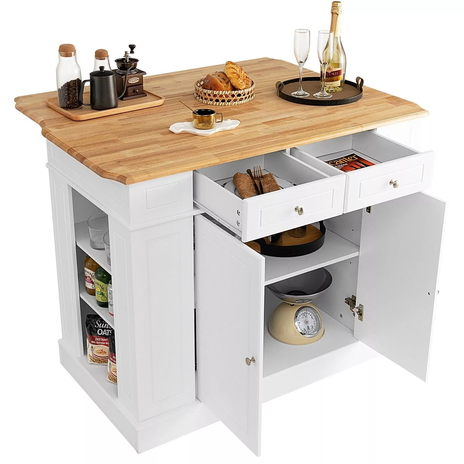 Irwin Kitchen Island With Seating - Image 7
