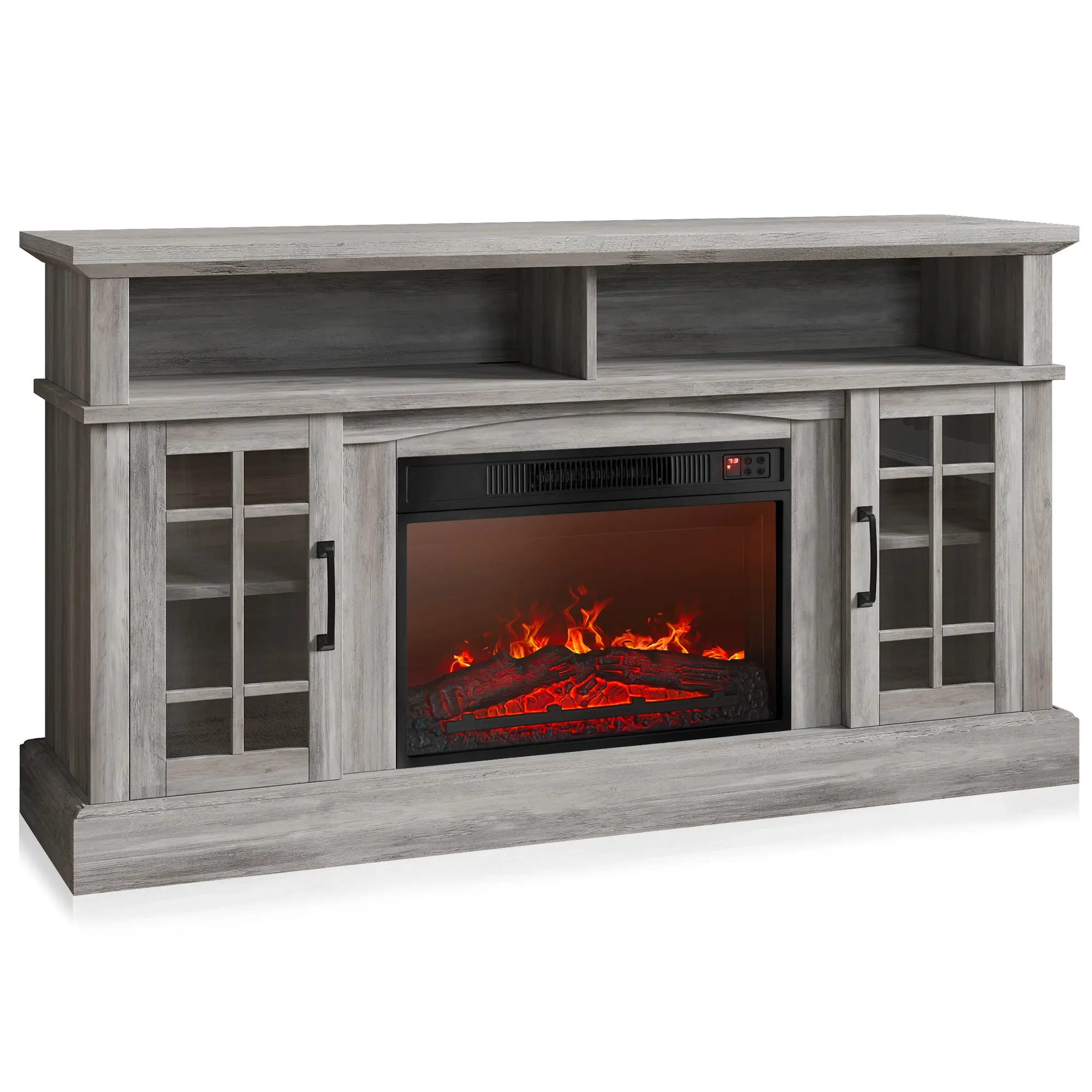 Isaac Farmhouse Fireplace TV Stand (Up to 65") - Image 3