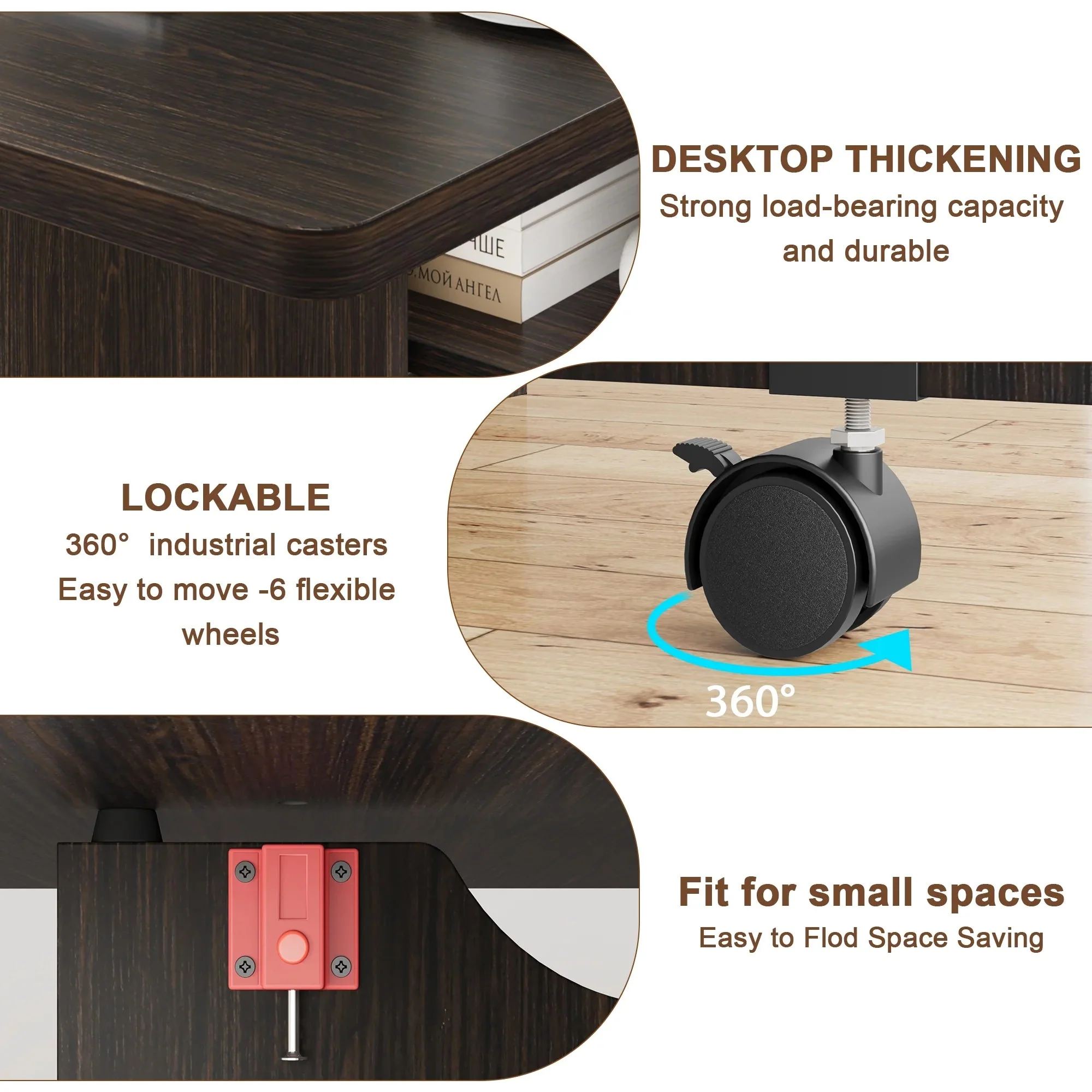 Jago Space Saving Drop Leaf Dining Table - Image 5