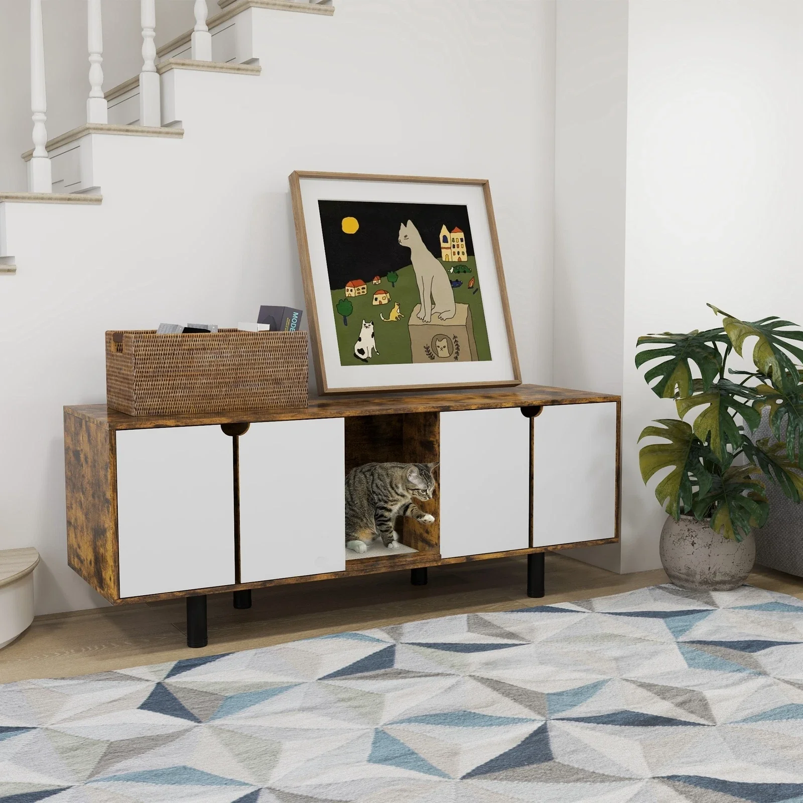 Jayden Cat Litter Box Enclosure