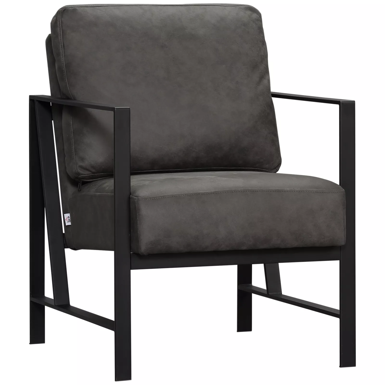 Jonas Leather Accent Armchair - Image 2