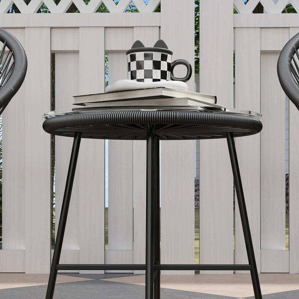 Josef 3 Piece Bistro Patio Furniture Set - Image 7