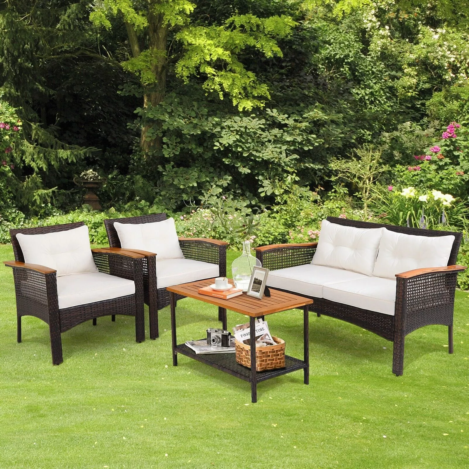 Julia 4 Pieces Garden Furniture Set