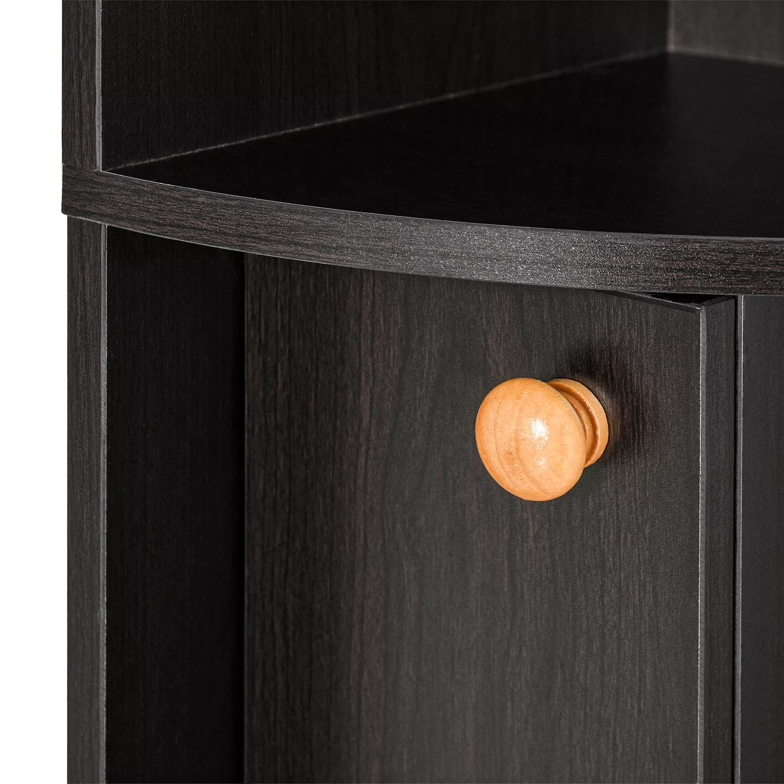 Kaiden Corner Bookcase Bookshelf - Image 7
