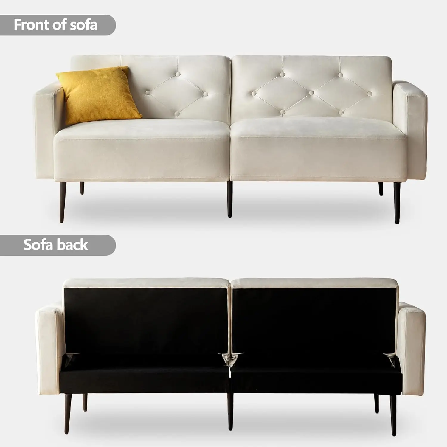 Kate Bedroom Futon Sofa Bed - Image 3