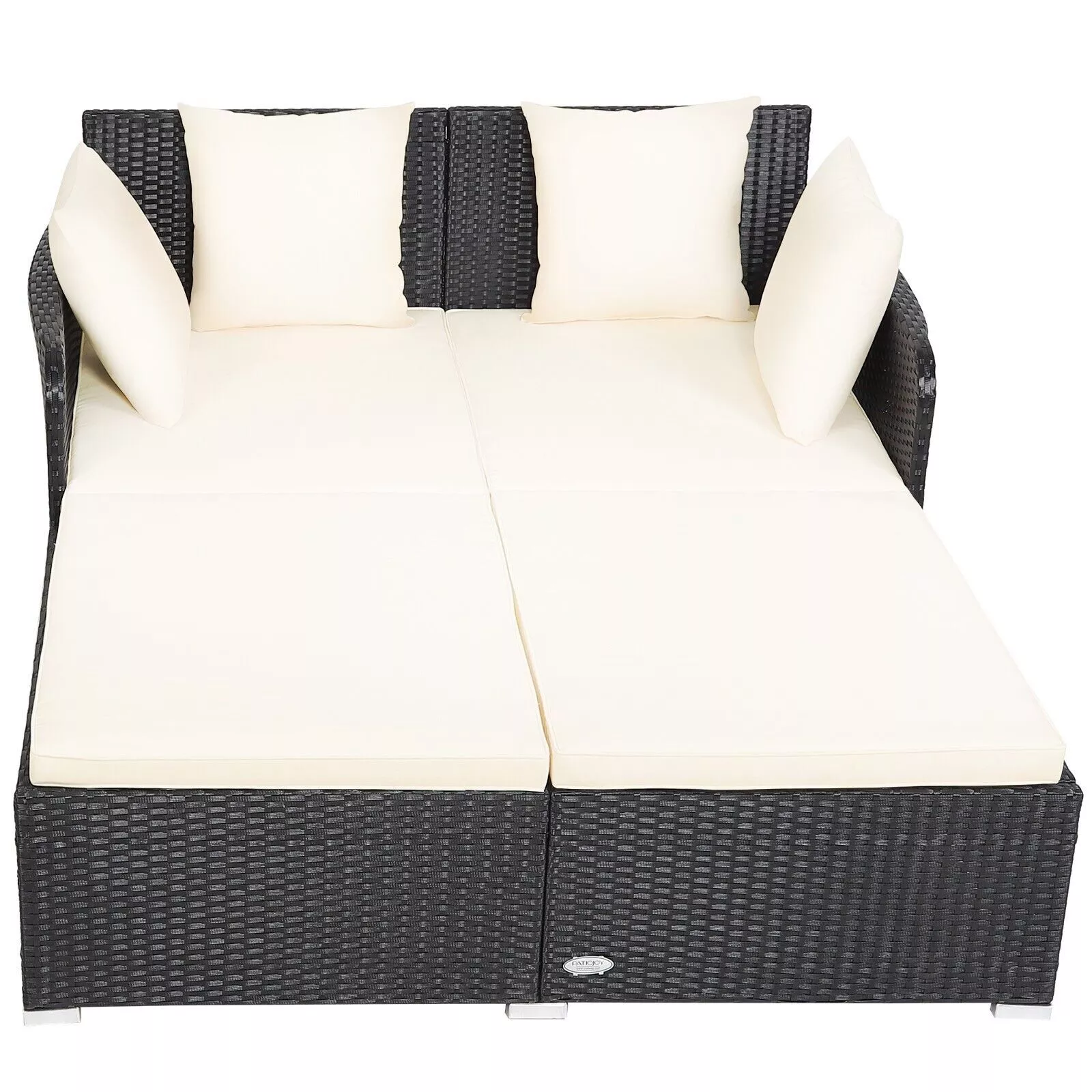 Keith Rattan Outdoor Garden Day Bed - Image 2