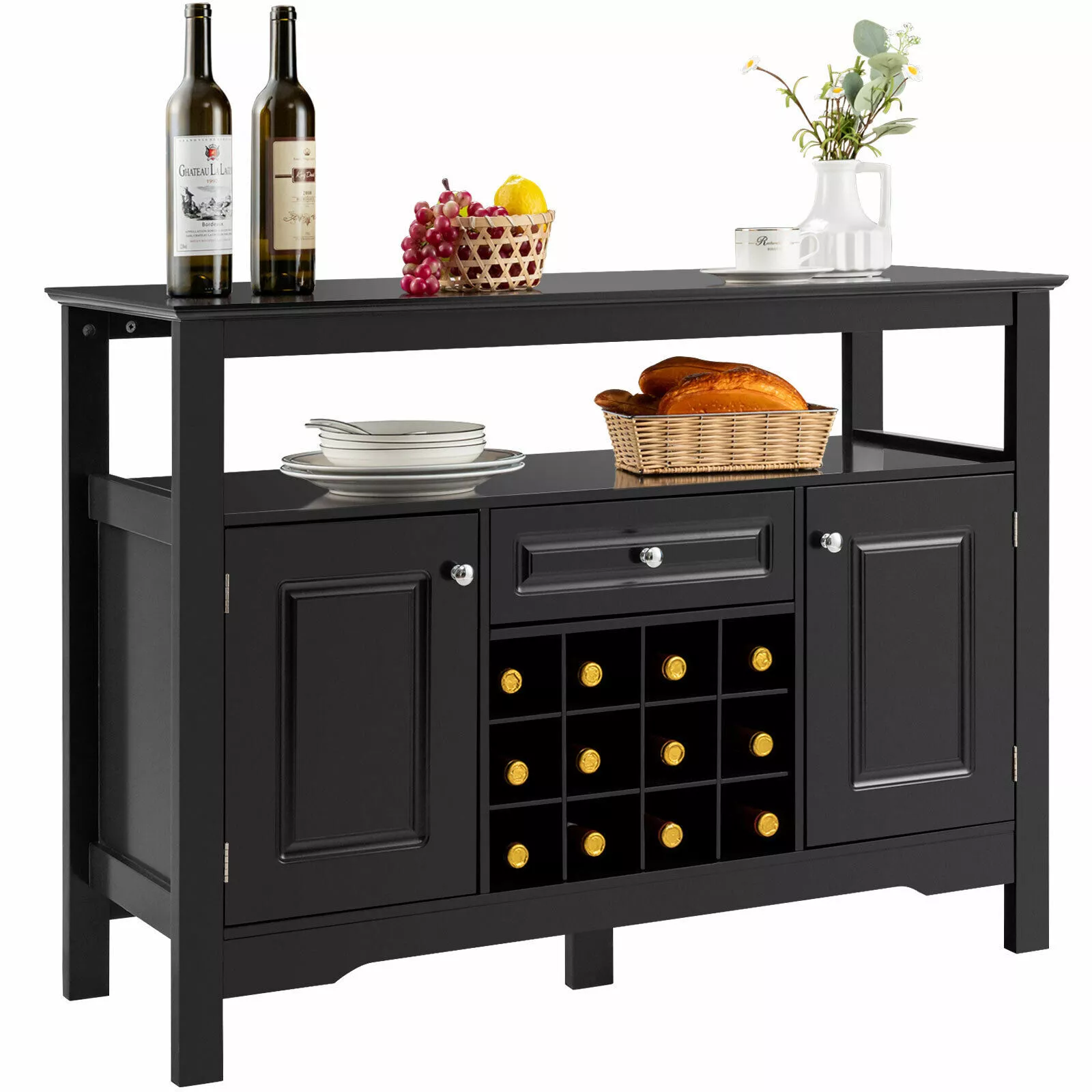 Keller Sideboard Buffet Cabinet With Wine Rack - Image 2