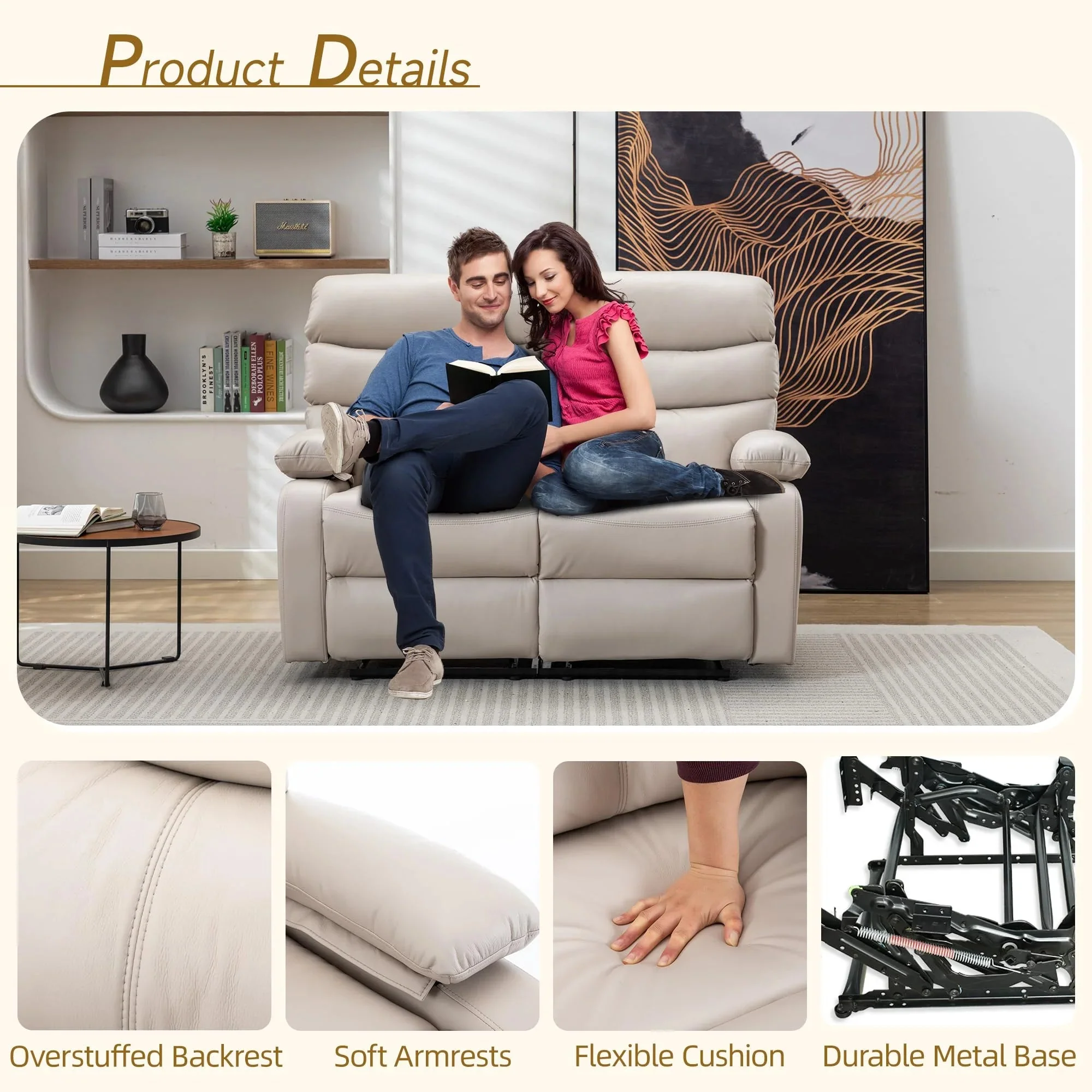 Kerr Leather Recliner Loveseat - Image 5