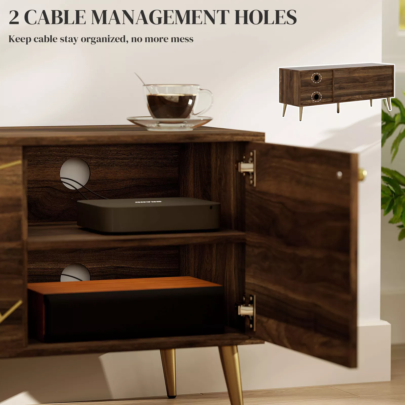 Kobi Modern TV Console Stand - Image 5