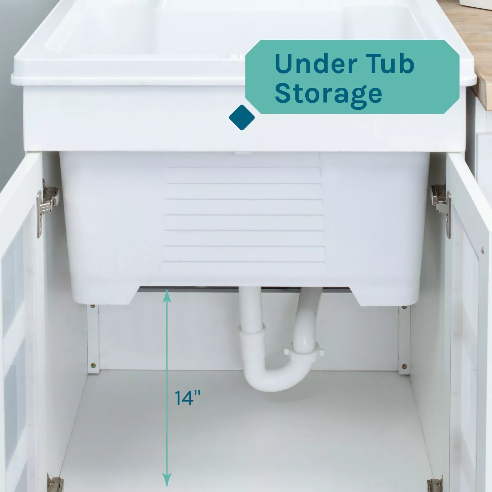 Kyle Utility Laundry Sink Cabinet - Image 5