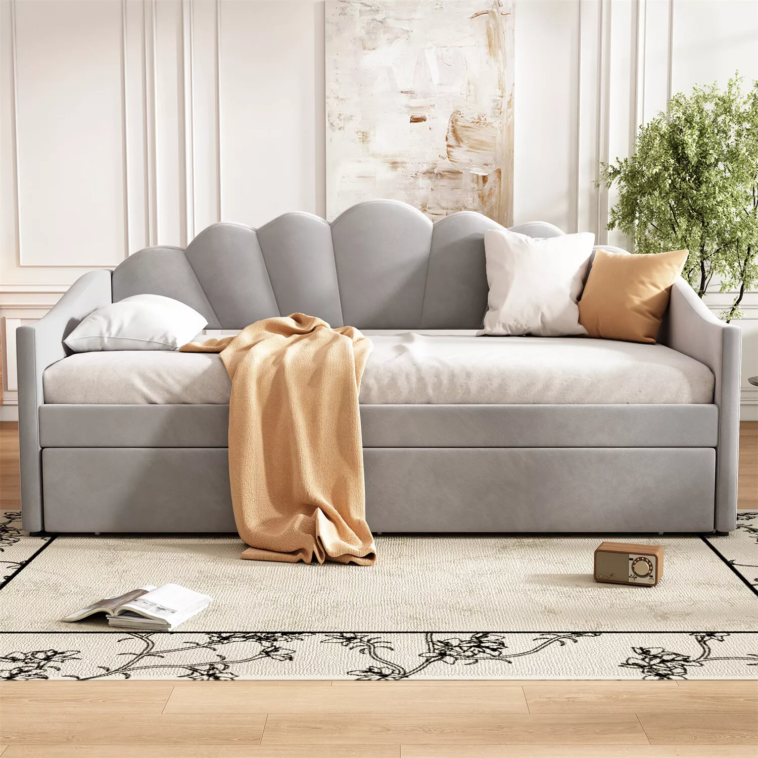 Laila Single Trundle Bed With Pull Out - Image 2