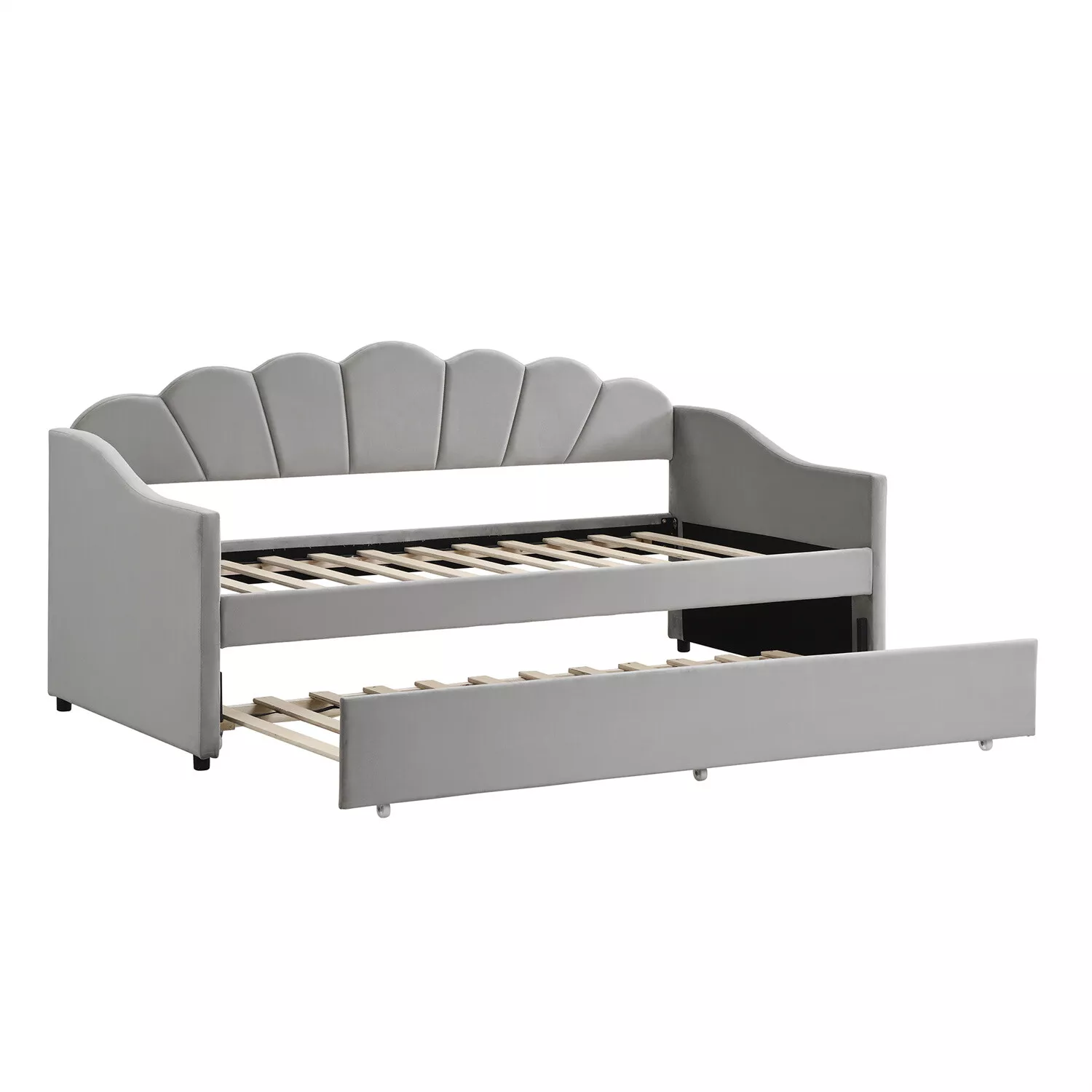 Laila Single Trundle Bed With Pull Out - Image 3