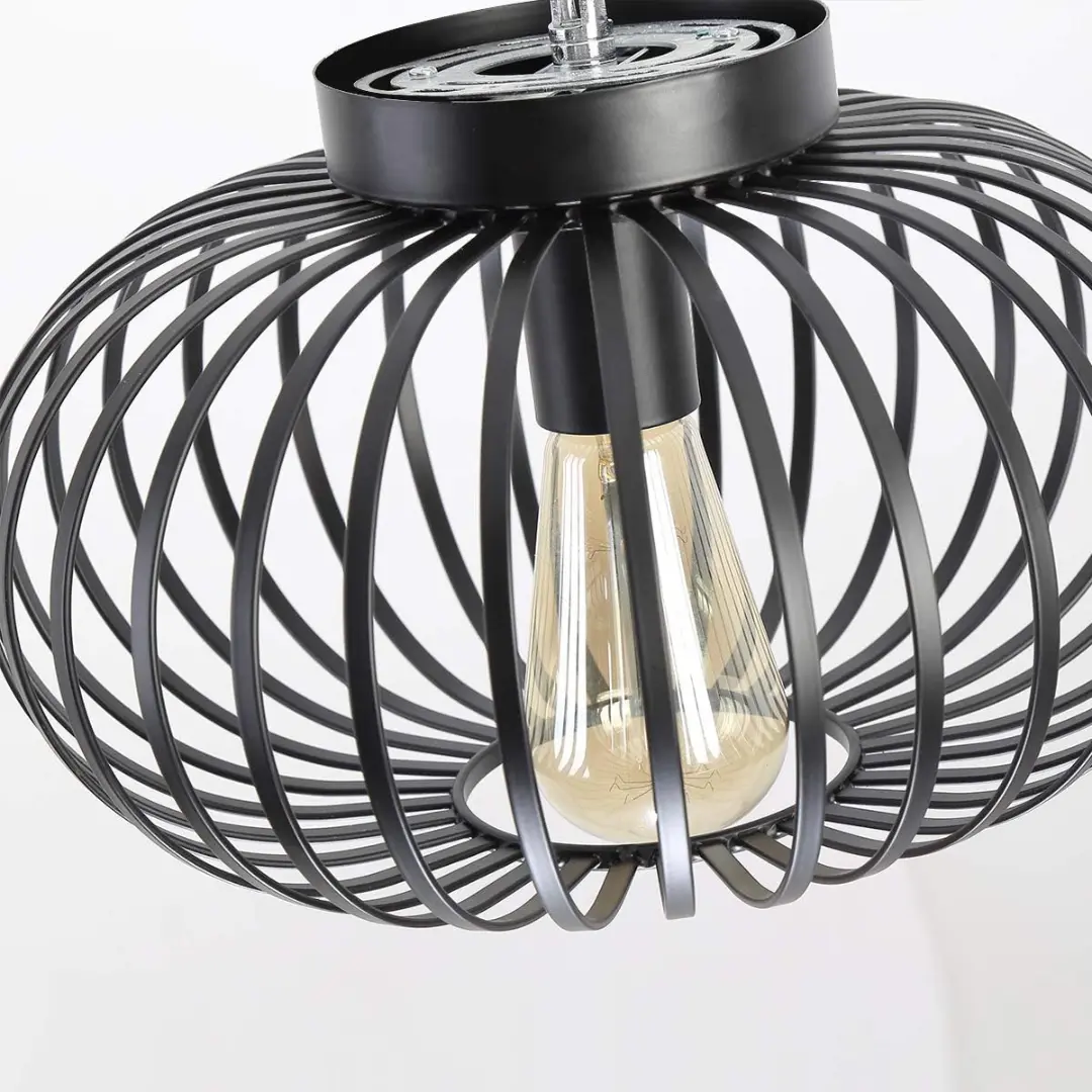 Lantern Cage Flush Mount Ceiling Light - Image 5