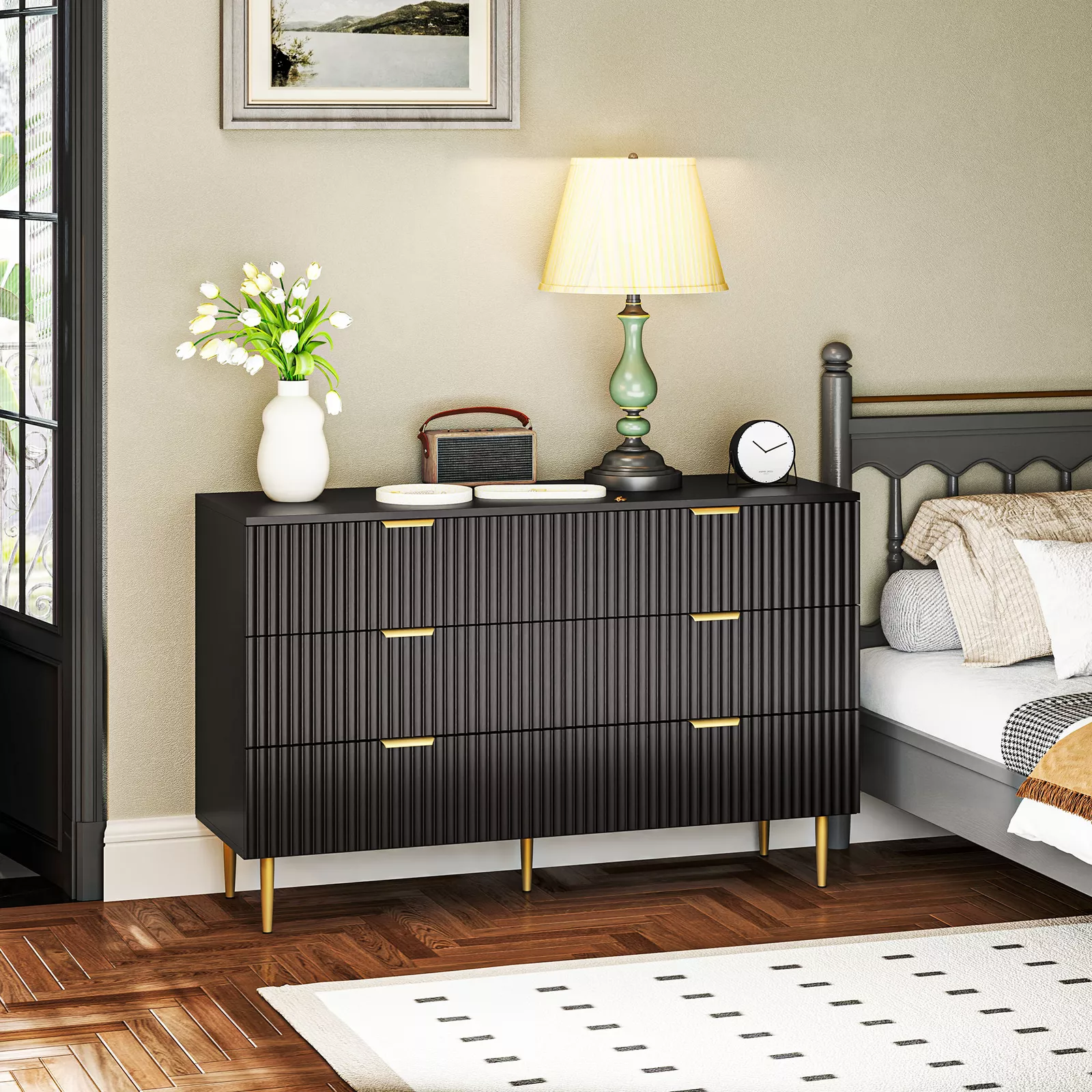 Lilly 6 Drawer Chest Dresser - Image 6