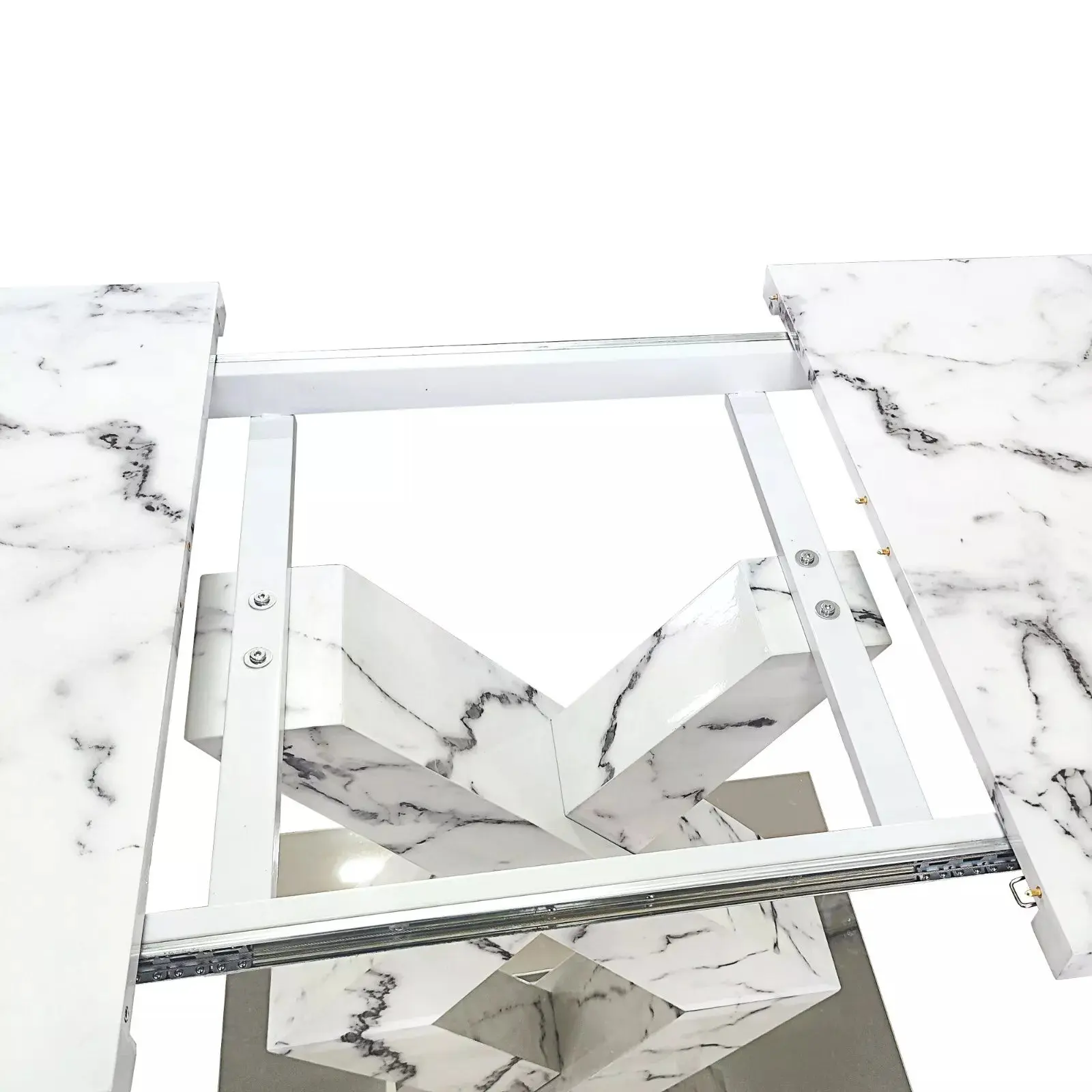 Lloyd Marble Extendable Dining Table For 6 - Image 11
