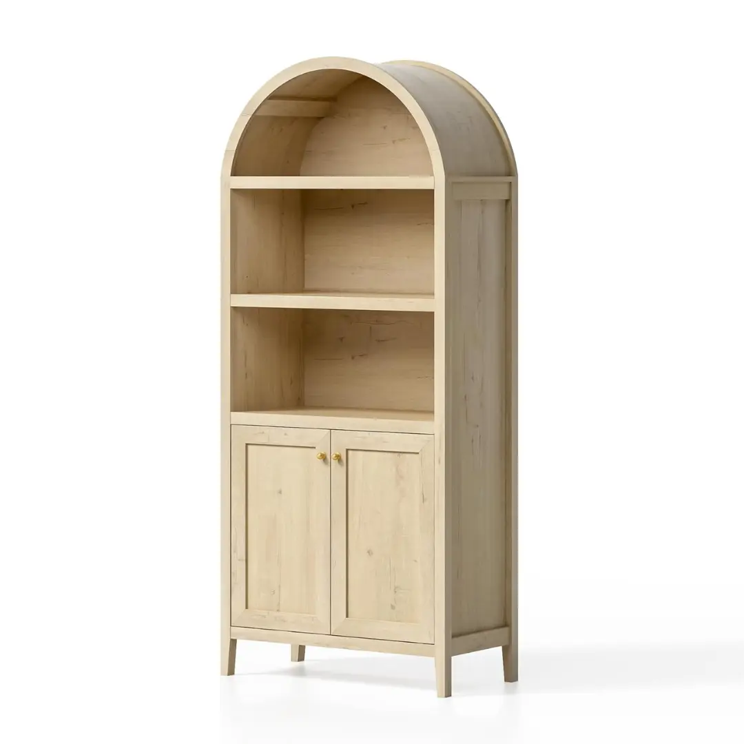 Lois Tall Arched Storage Display Cabinet - Image 2
