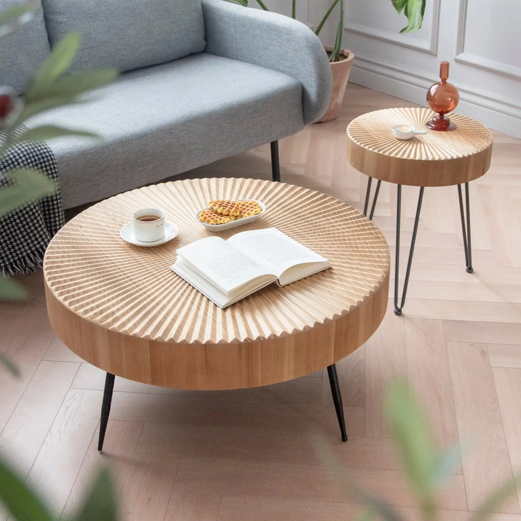 Lori Modern Farmhouse Nesting Coffee Table - Image 5