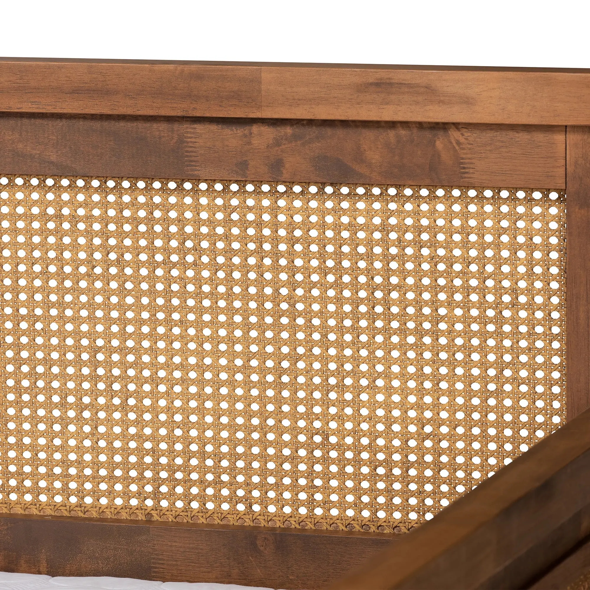 Louie Full Wooden Rattan Daybed - Image 6