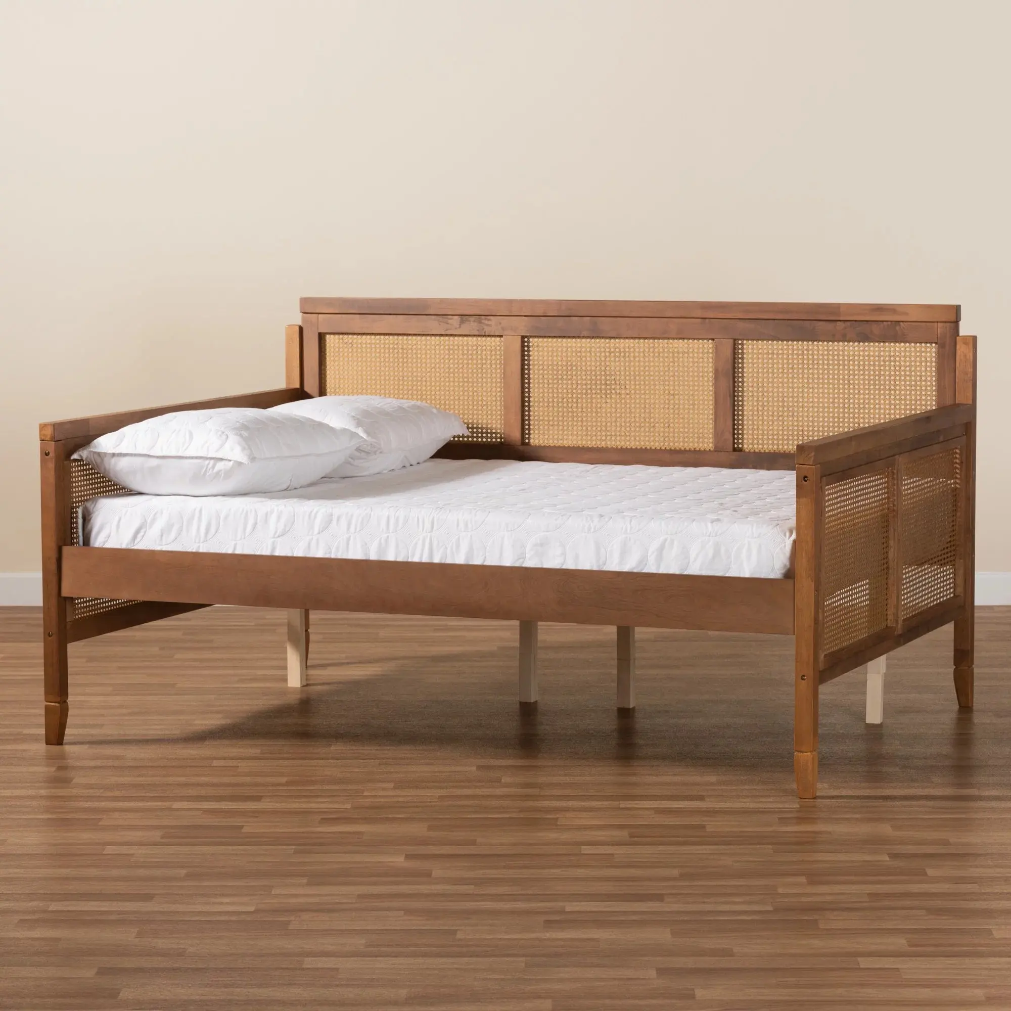 Louie Twin Wooden Rattan Daybed - Image 2