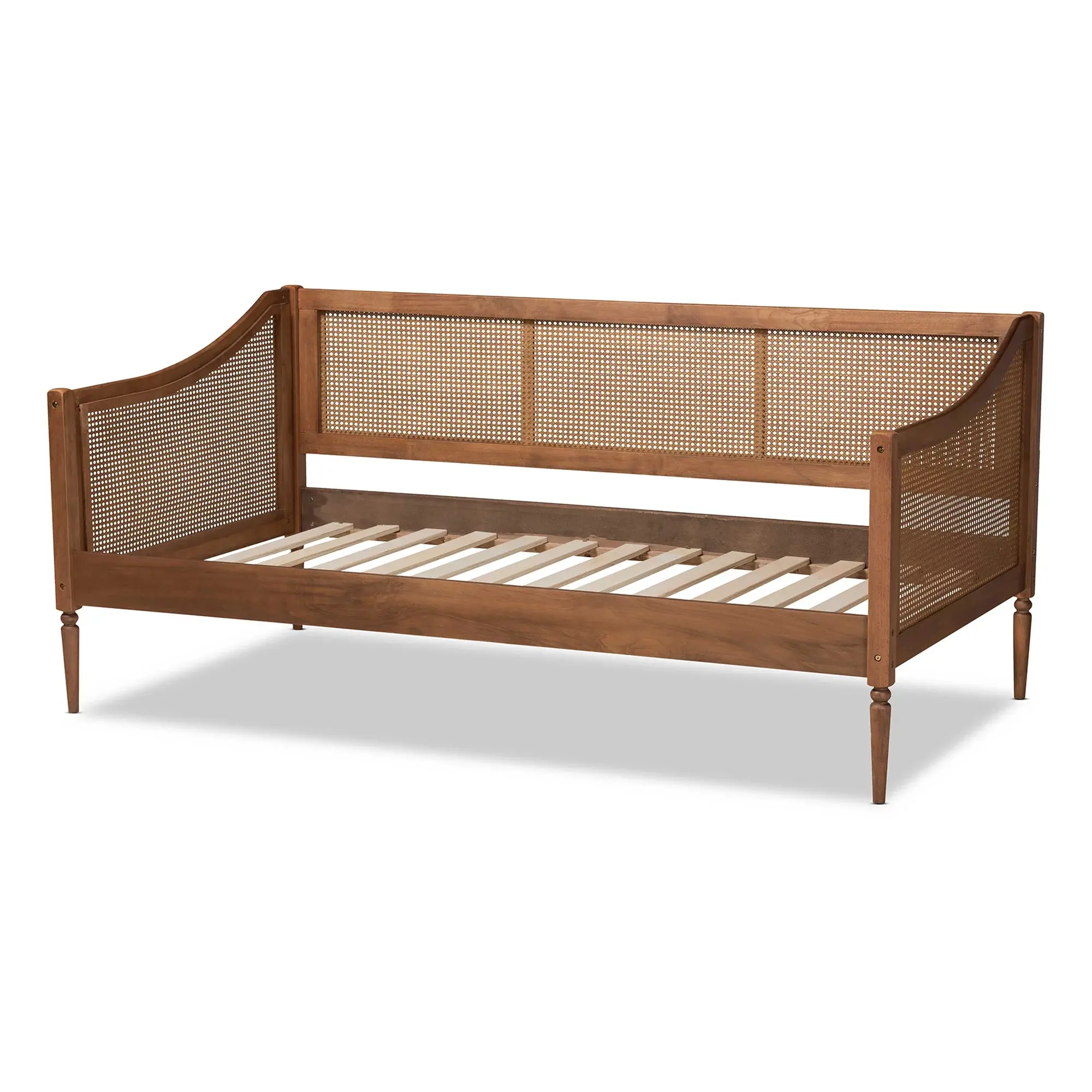 Louie Twin Wooden Rattan Daybed - Image 3