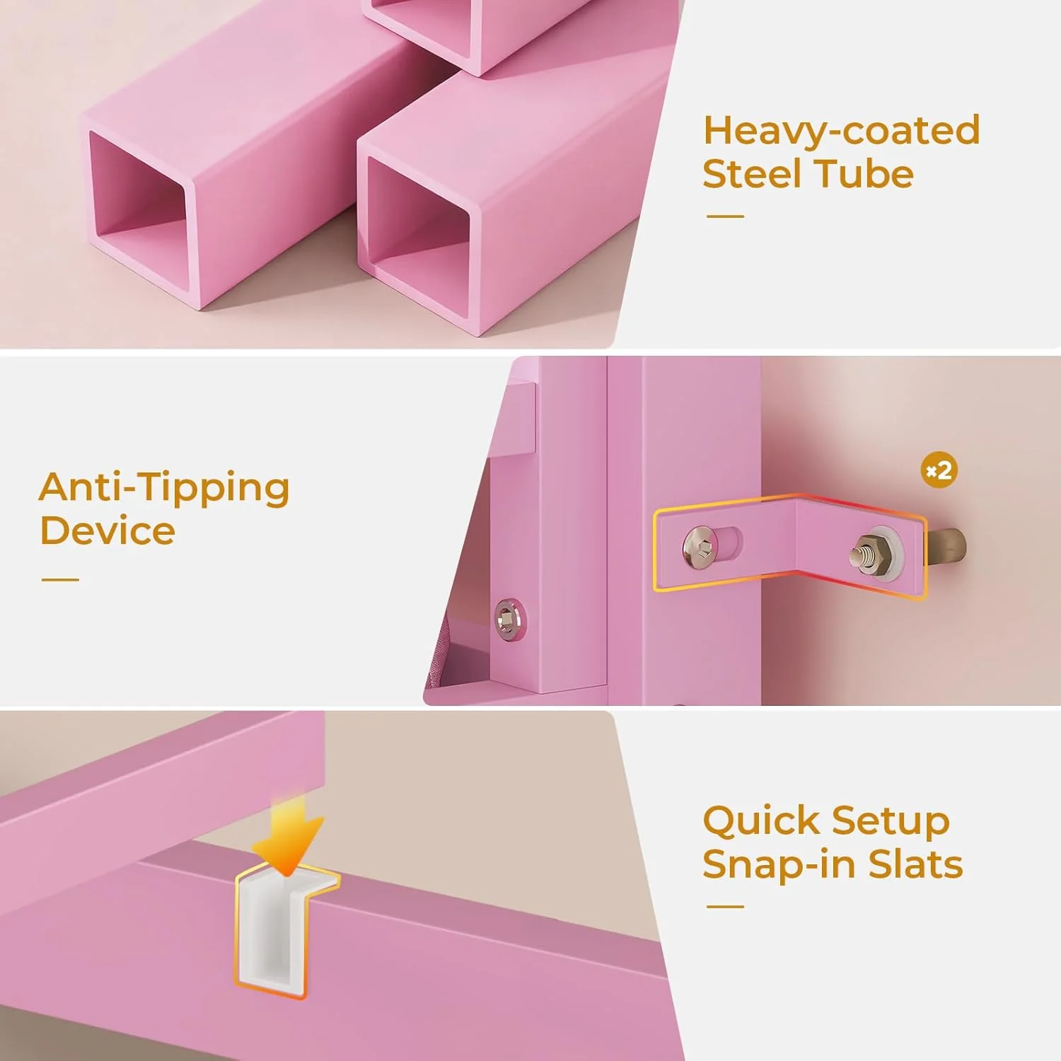 Low Bunk Bed Twin Over Twin with Montessori Bookshelf - Image 7