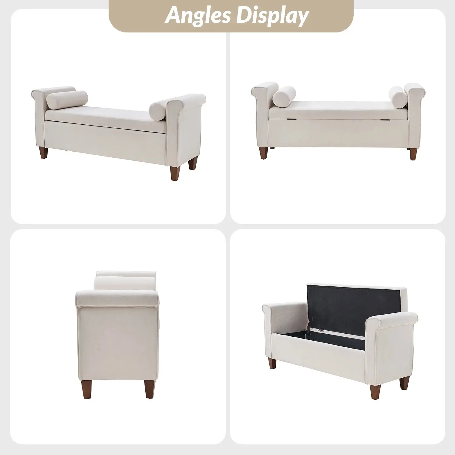 Lula Ottoman Storage End Bed Bench - Image 2