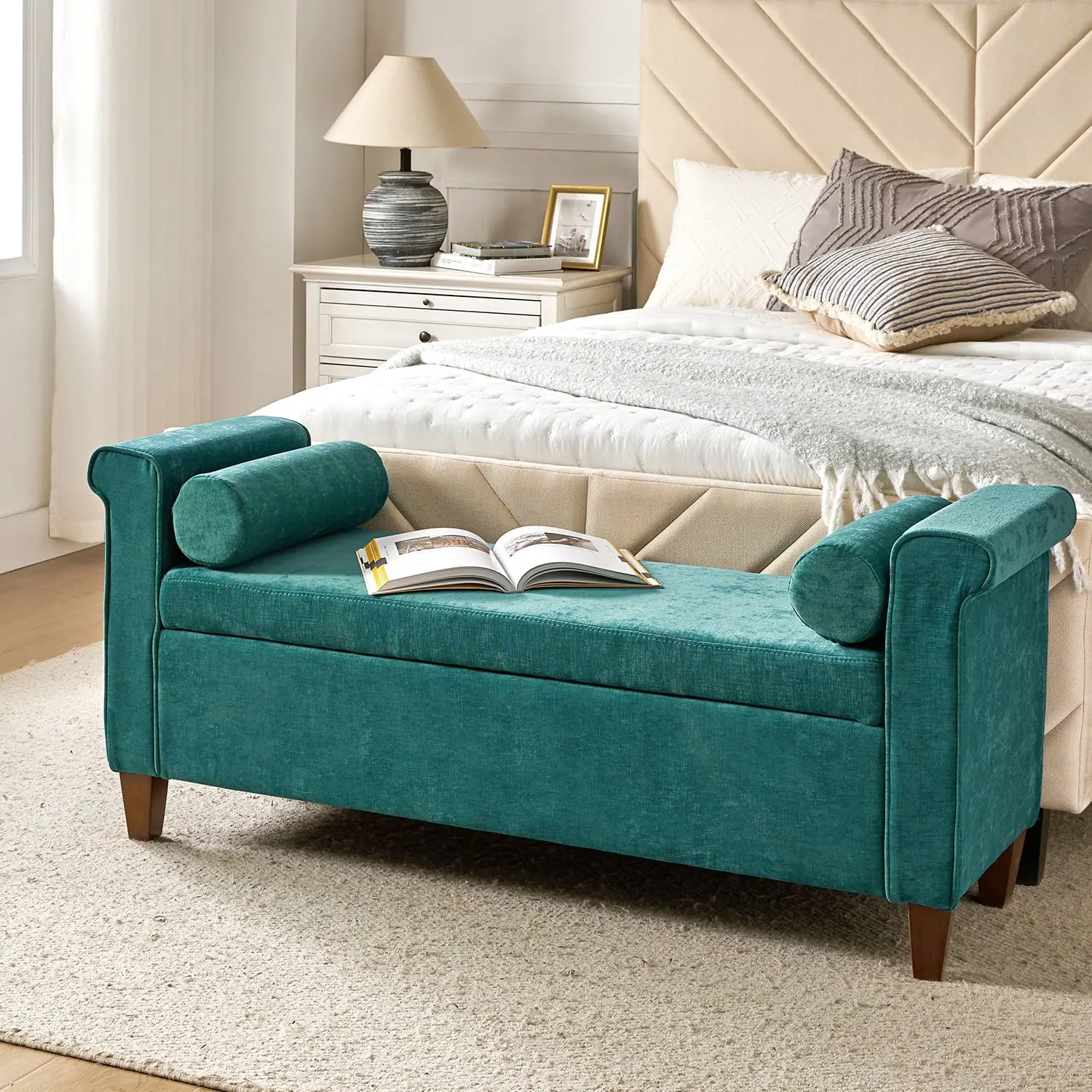 Lula Ottoman Storage End Bed Bench - Image 9